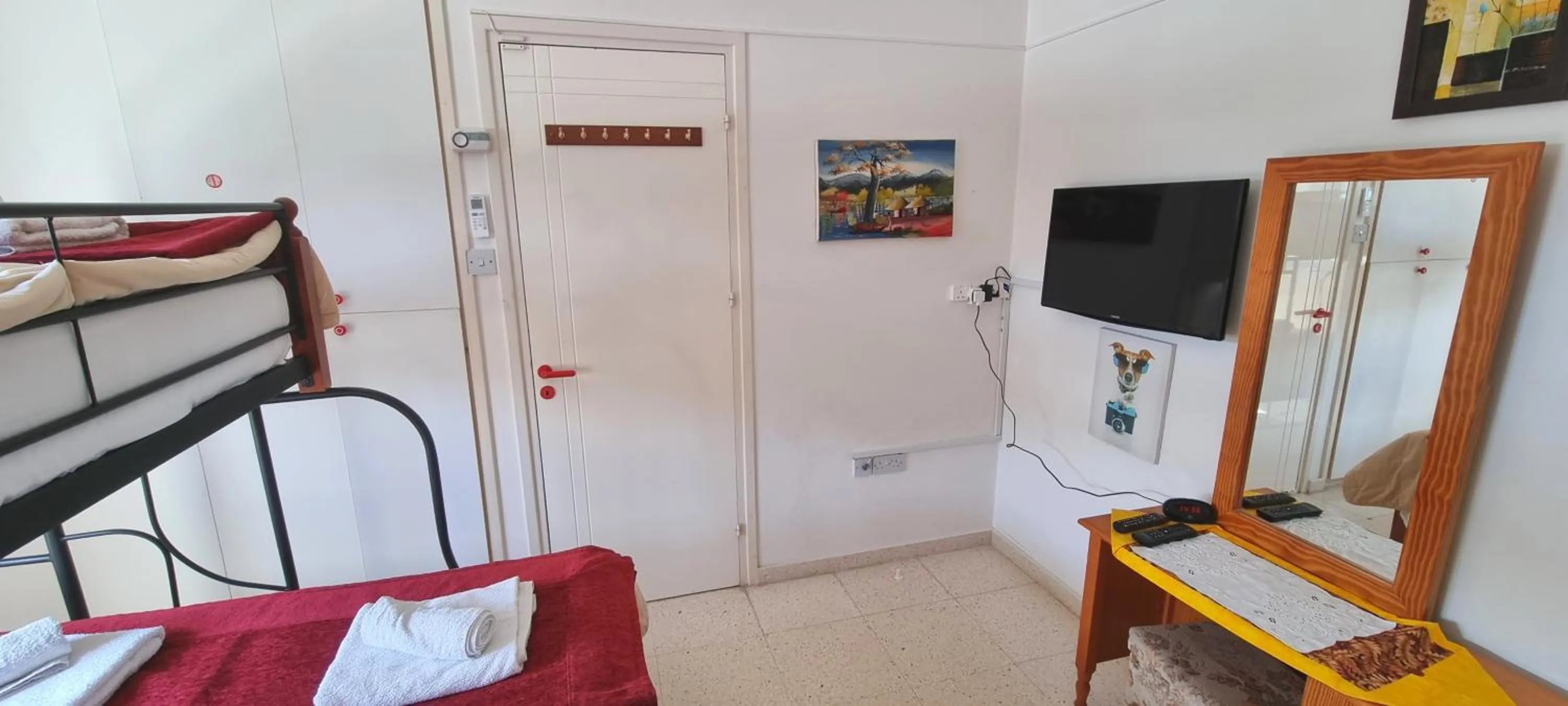 Bedroom, Bed in Astrofegia Apartments Near The Sea