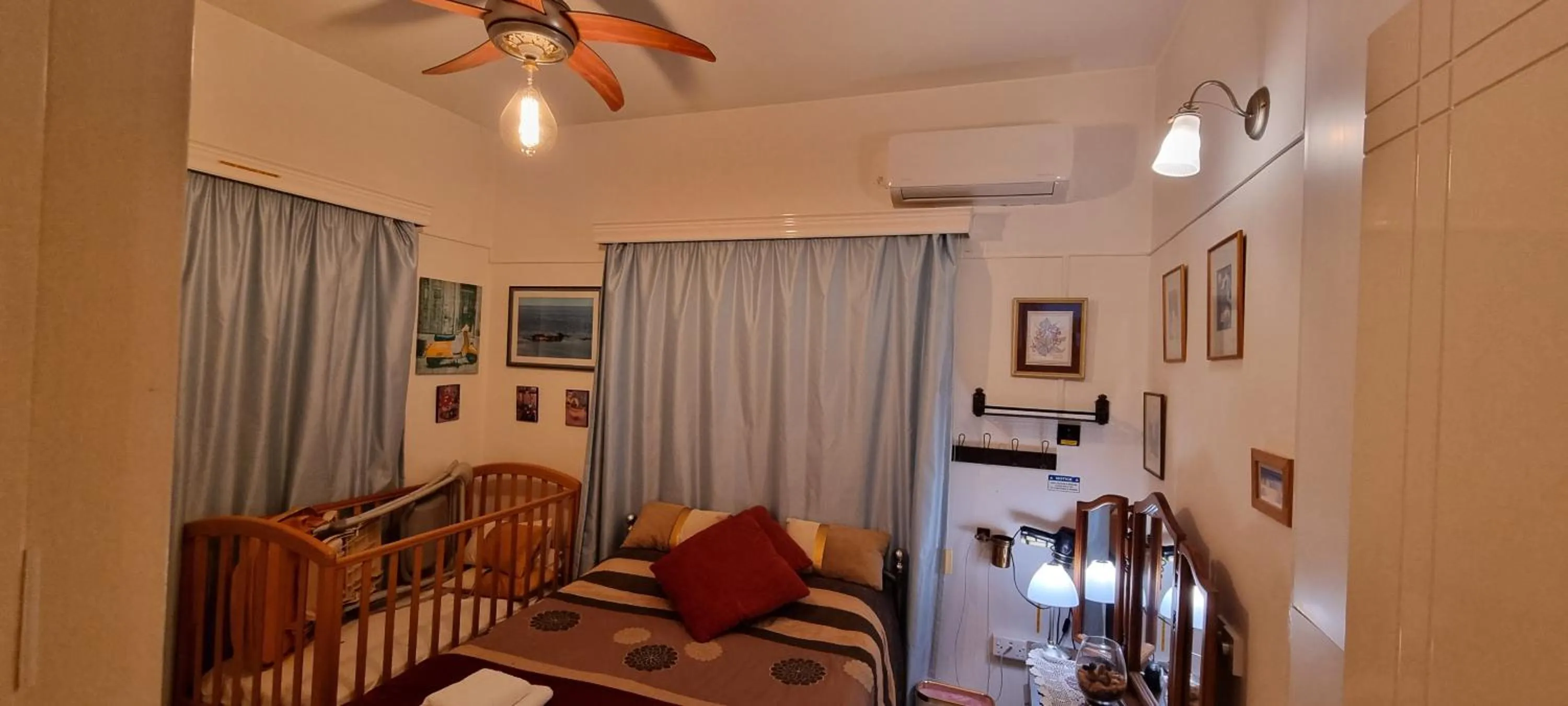 Bedroom in Astrofegia Apartments Near The Sea