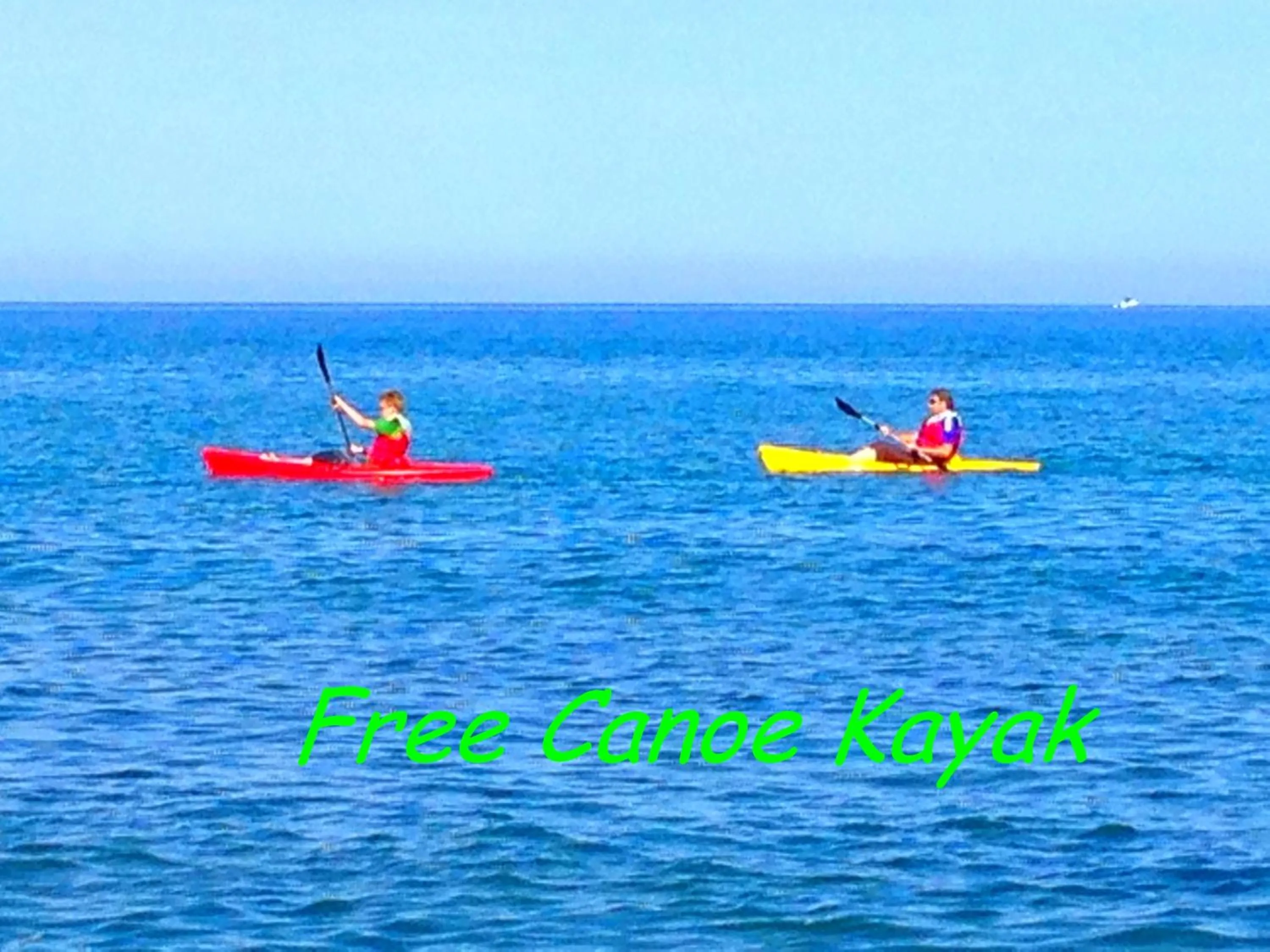 Canoeing in Astrofegia Apartments Near The Sea