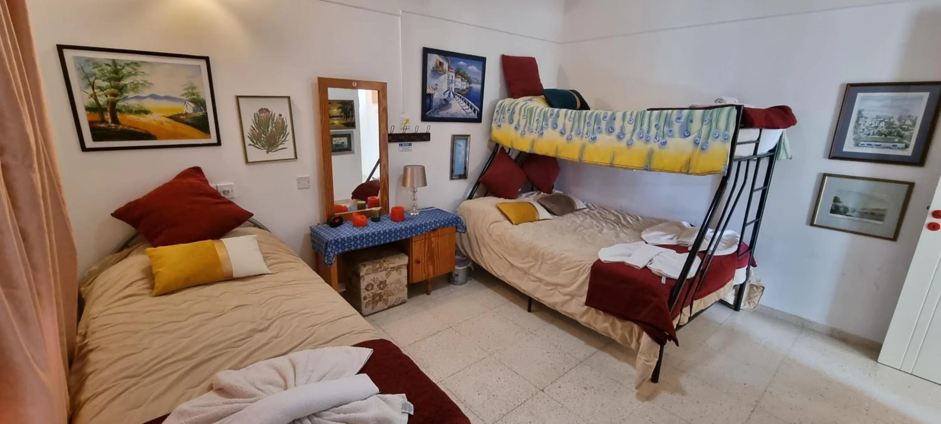 Bed in Astrofegia Apartments Near The Sea