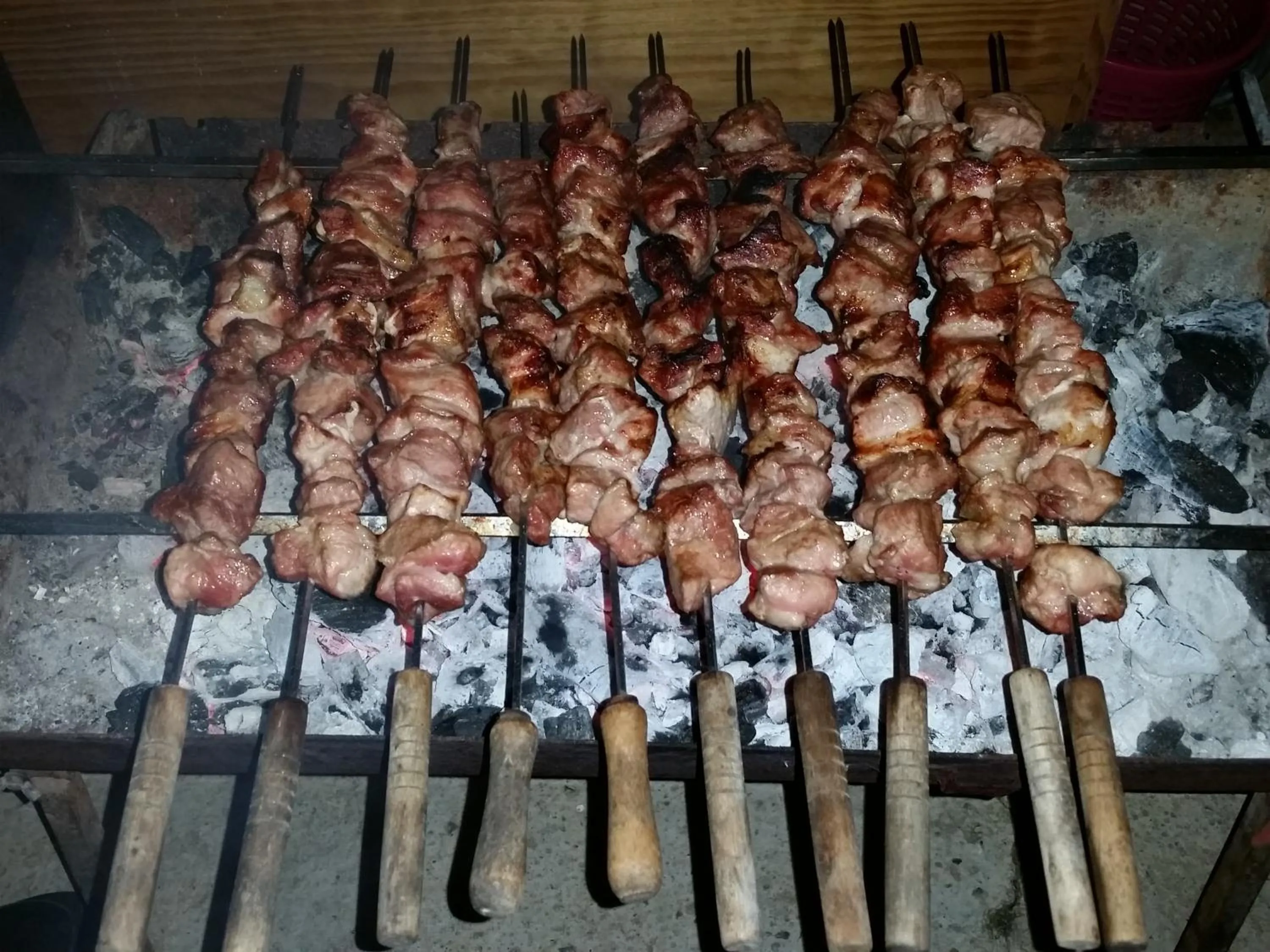 BBQ facilities in Astrofegia Apartments Near The Sea
