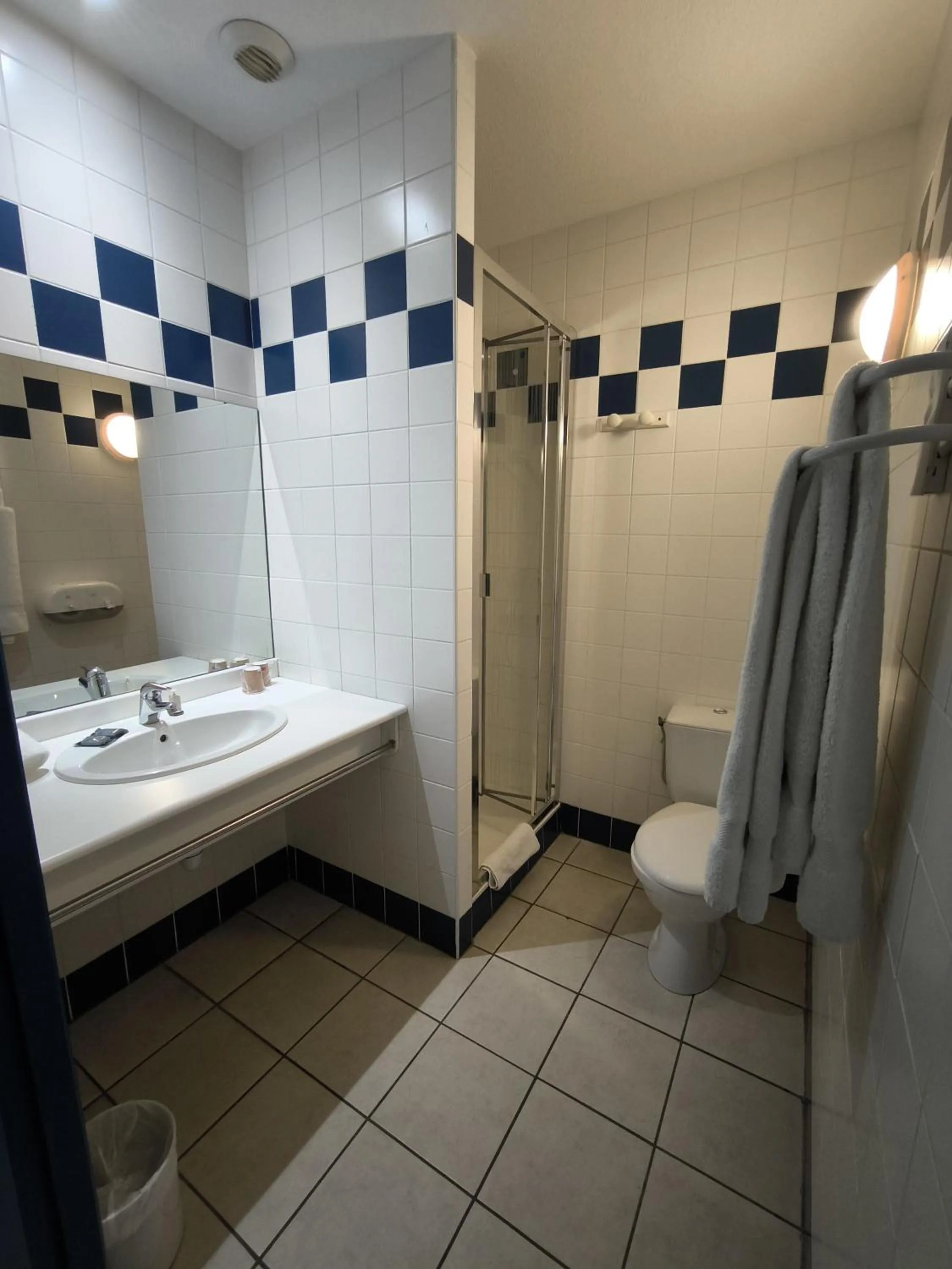 Shower in Hôtel Le Laury's