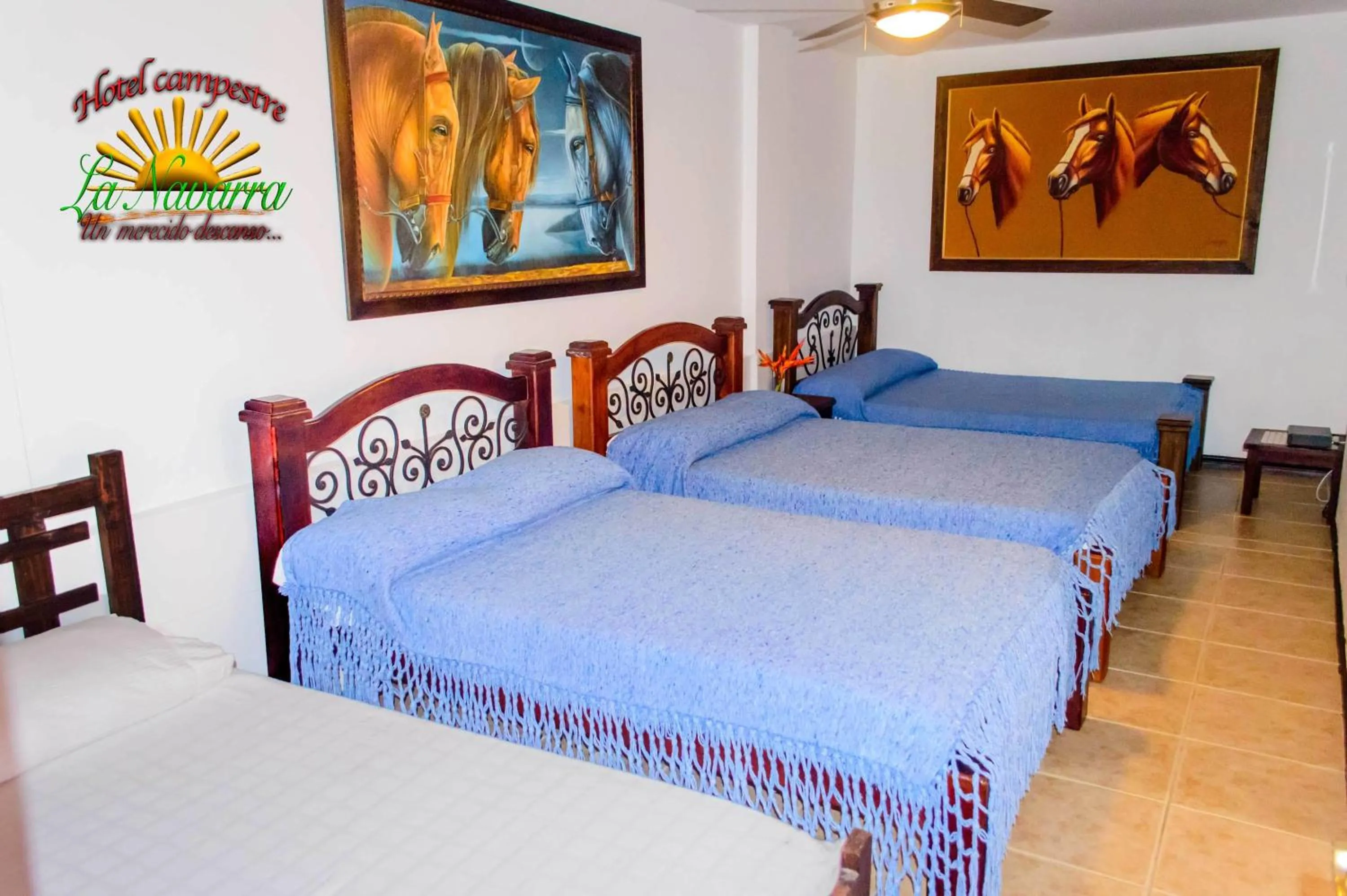 Photo of the whole room, Bed in Hotel Campestre la Navarra