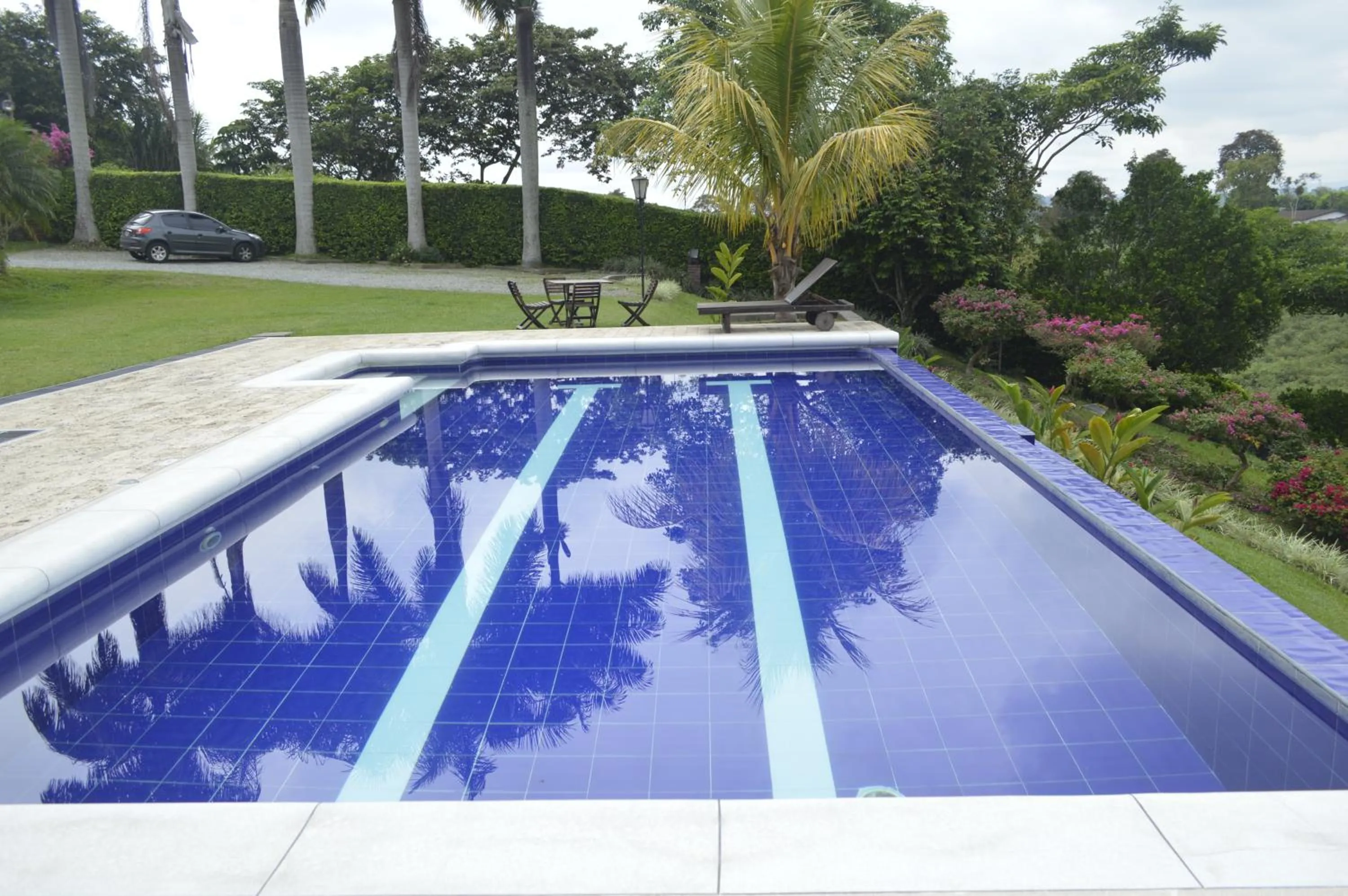 Swimming pool in Hotel Campestre la Navarra