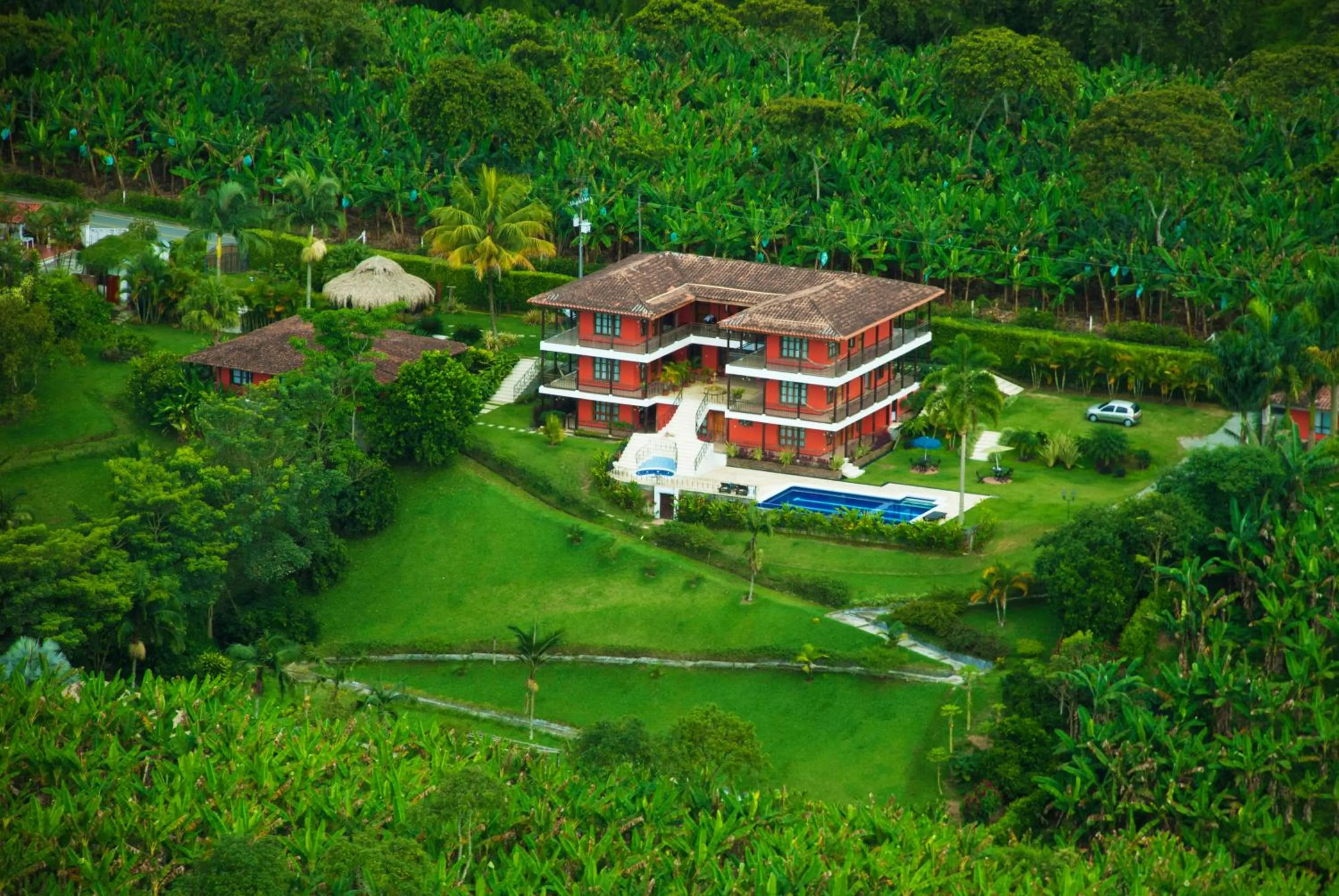 Facade/entrance in Hotel Campestre la Navarra