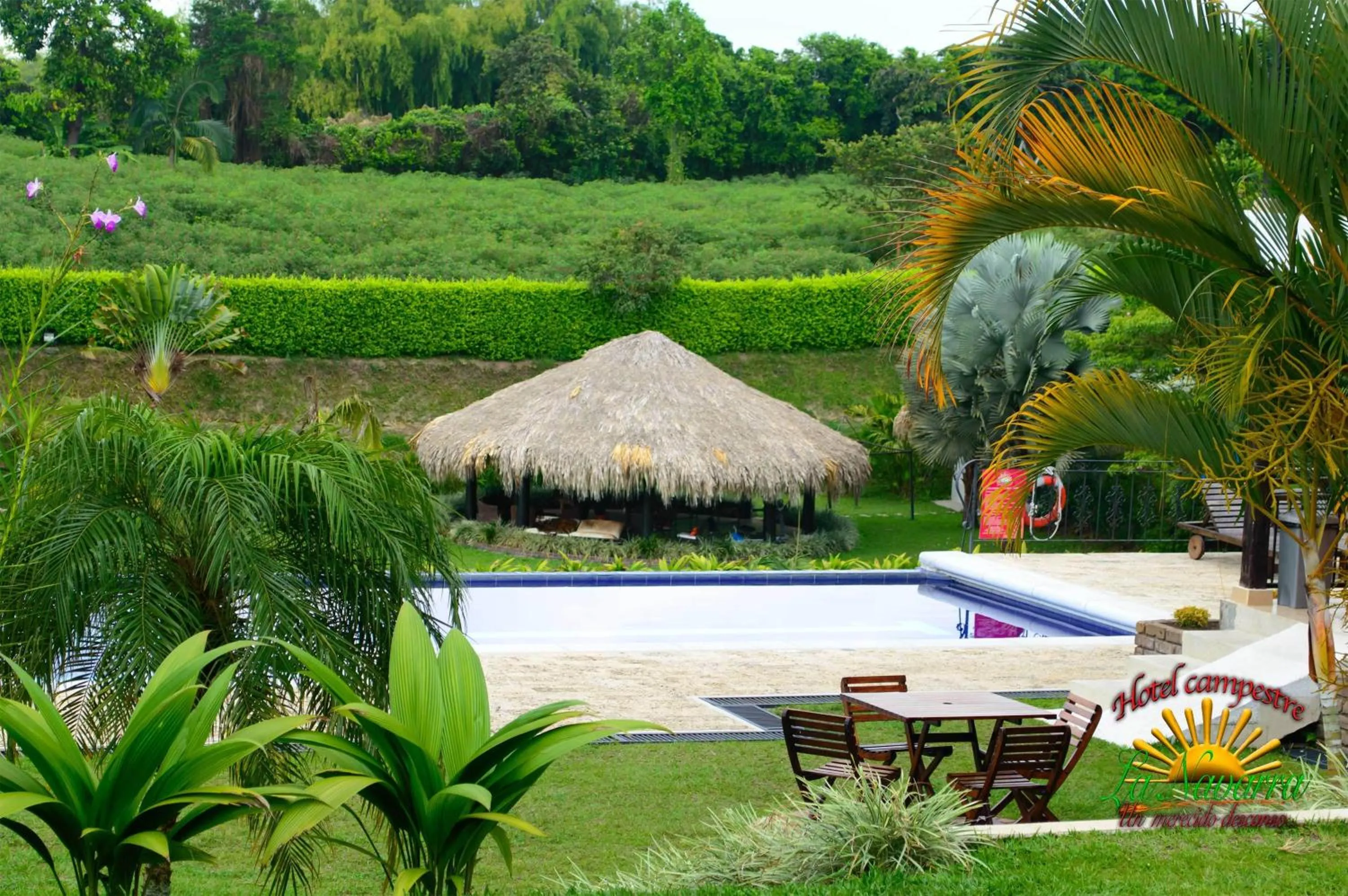 Solarium in Hotel Campestre la Navarra