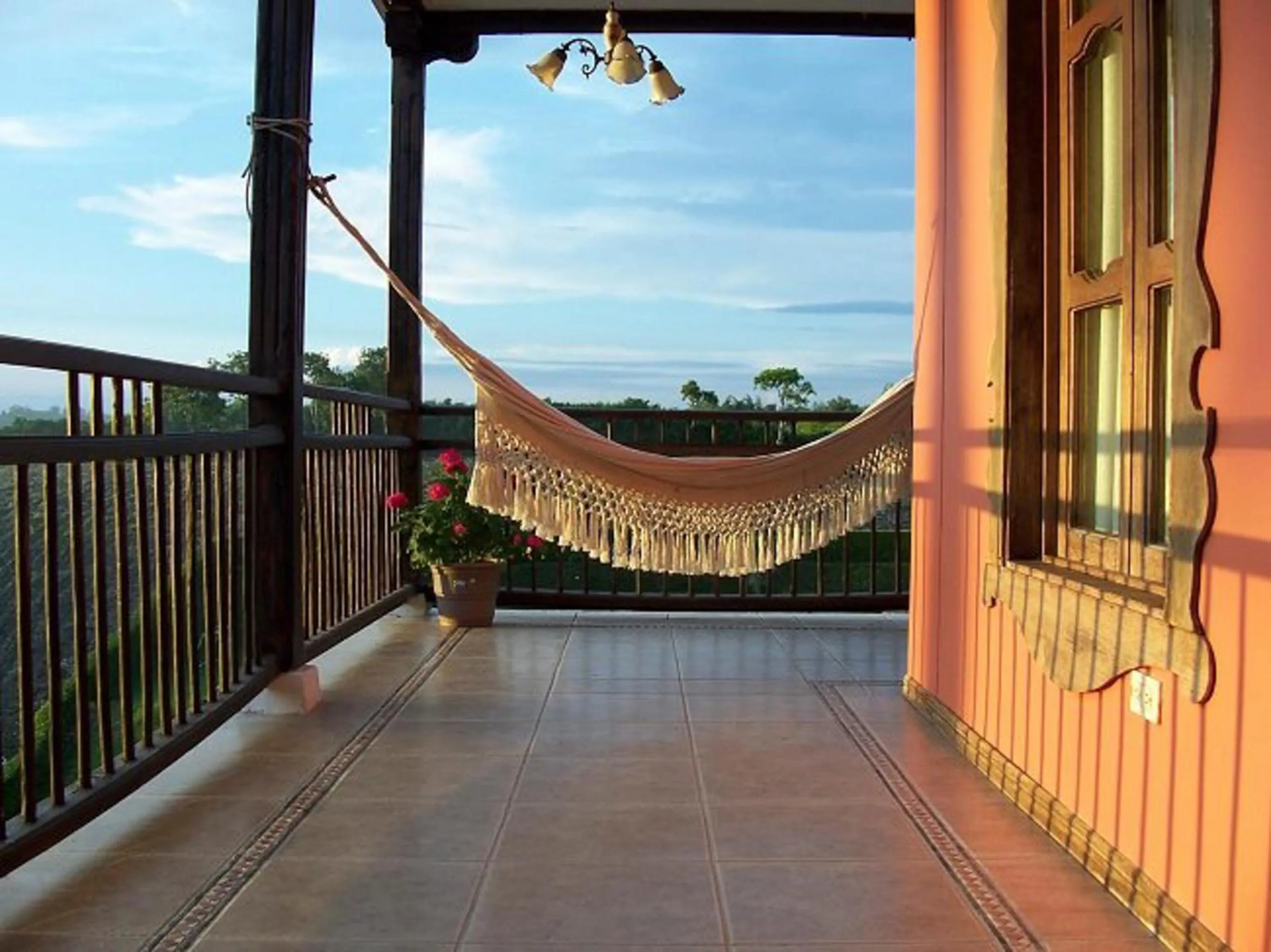 Balcony/Terrace in Hotel Campestre la Navarra