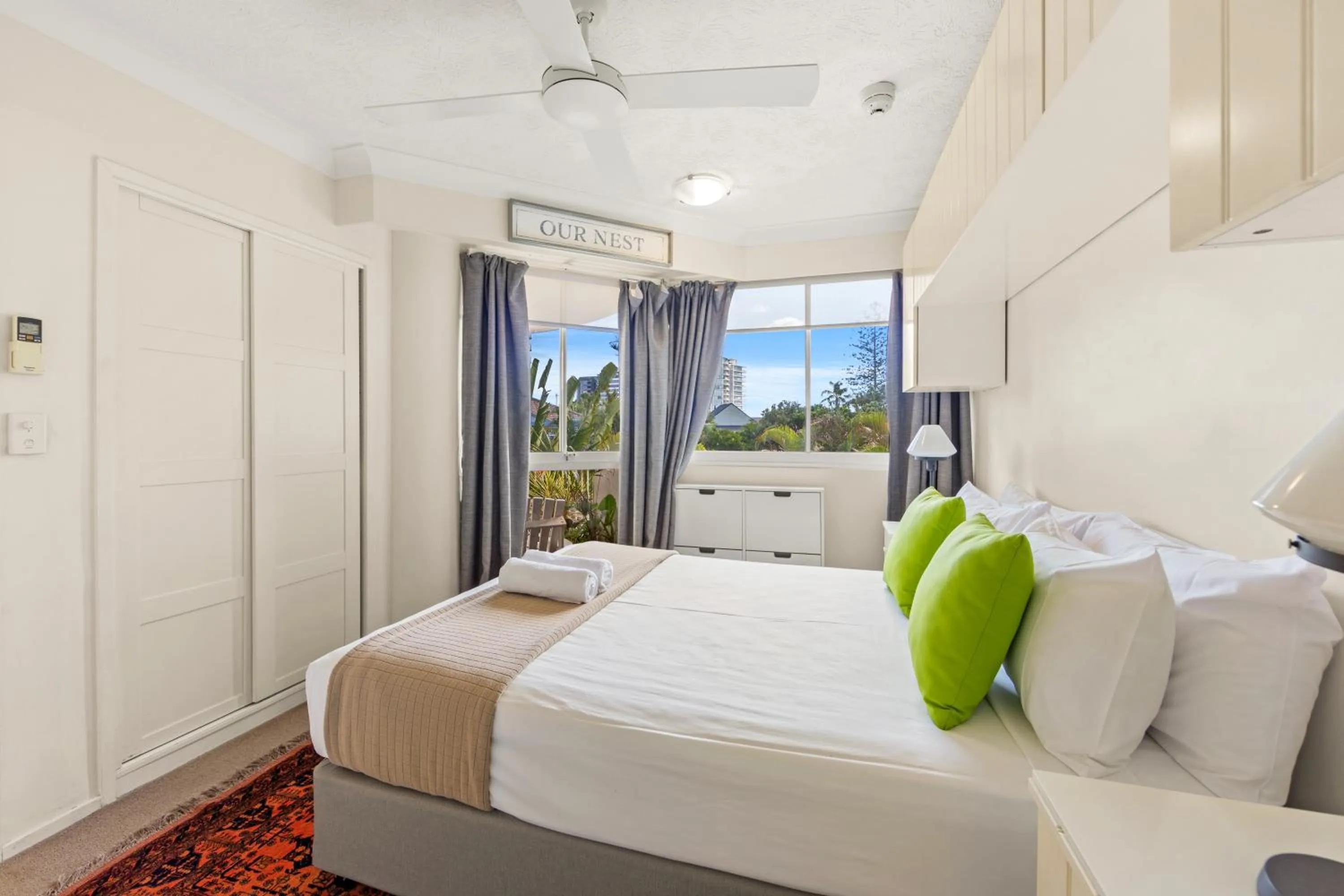 Bed in Surf Parade Resort