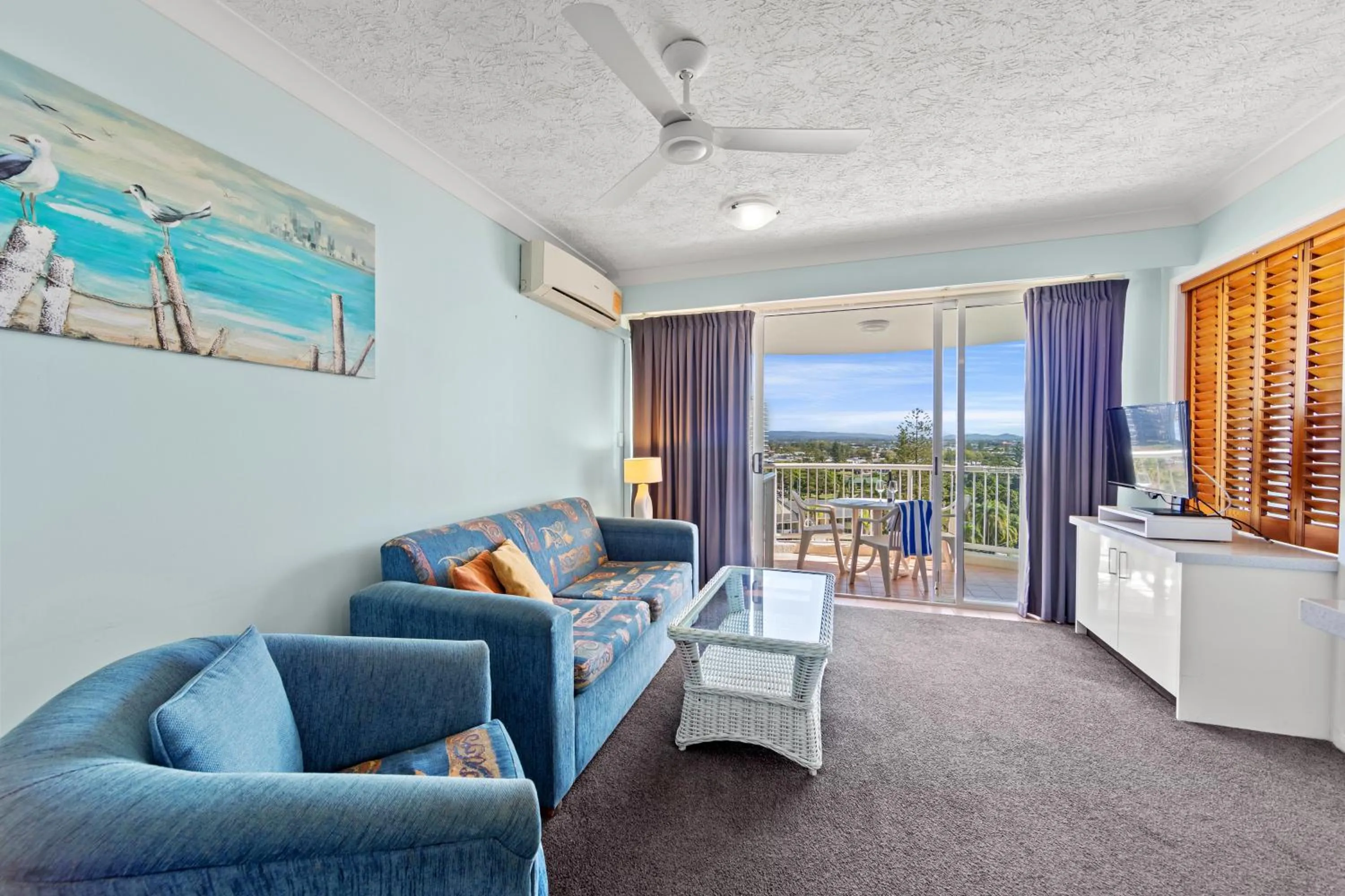 Living room in Surf Parade Resort