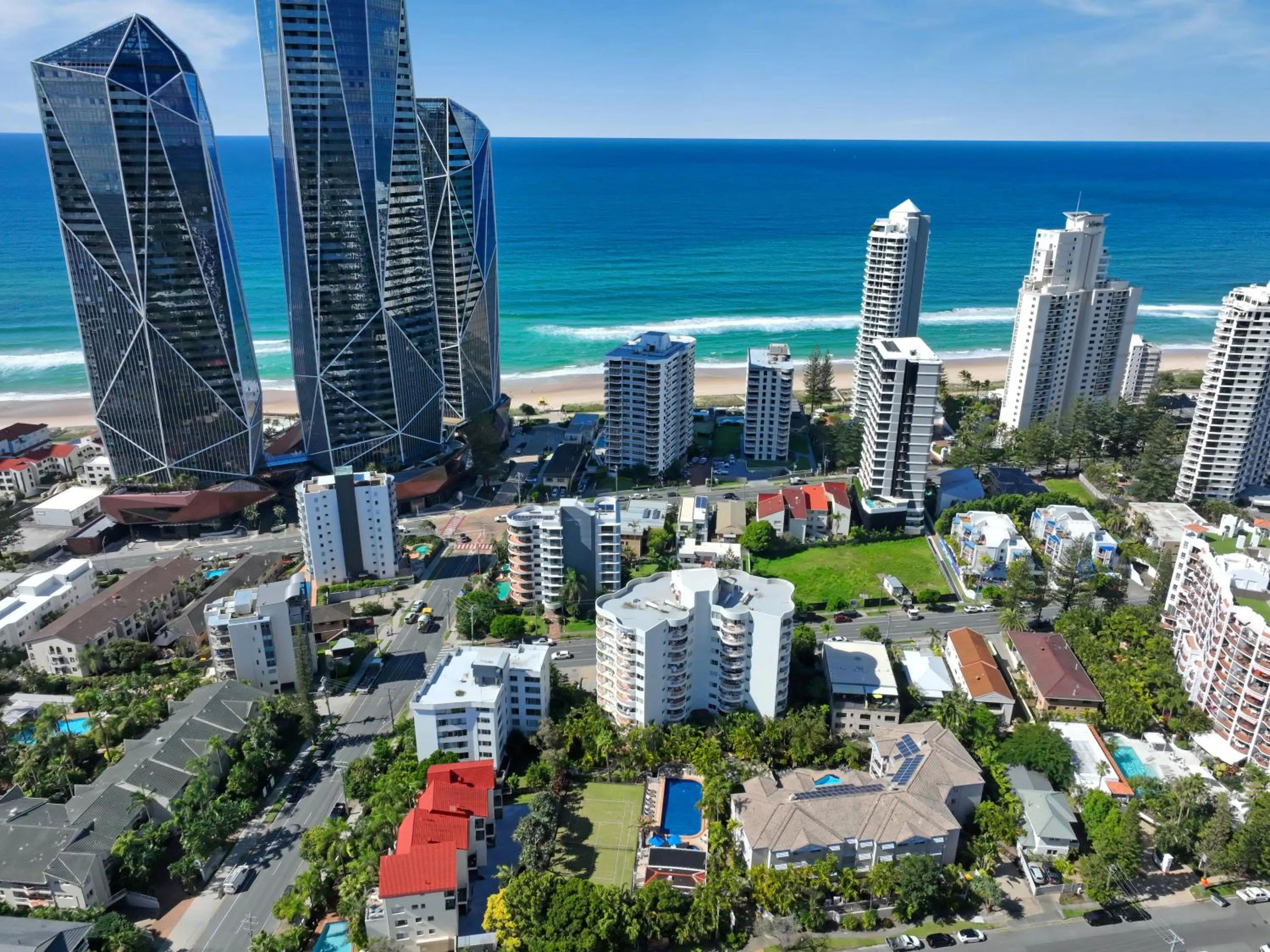 Property building in Surf Parade Resort