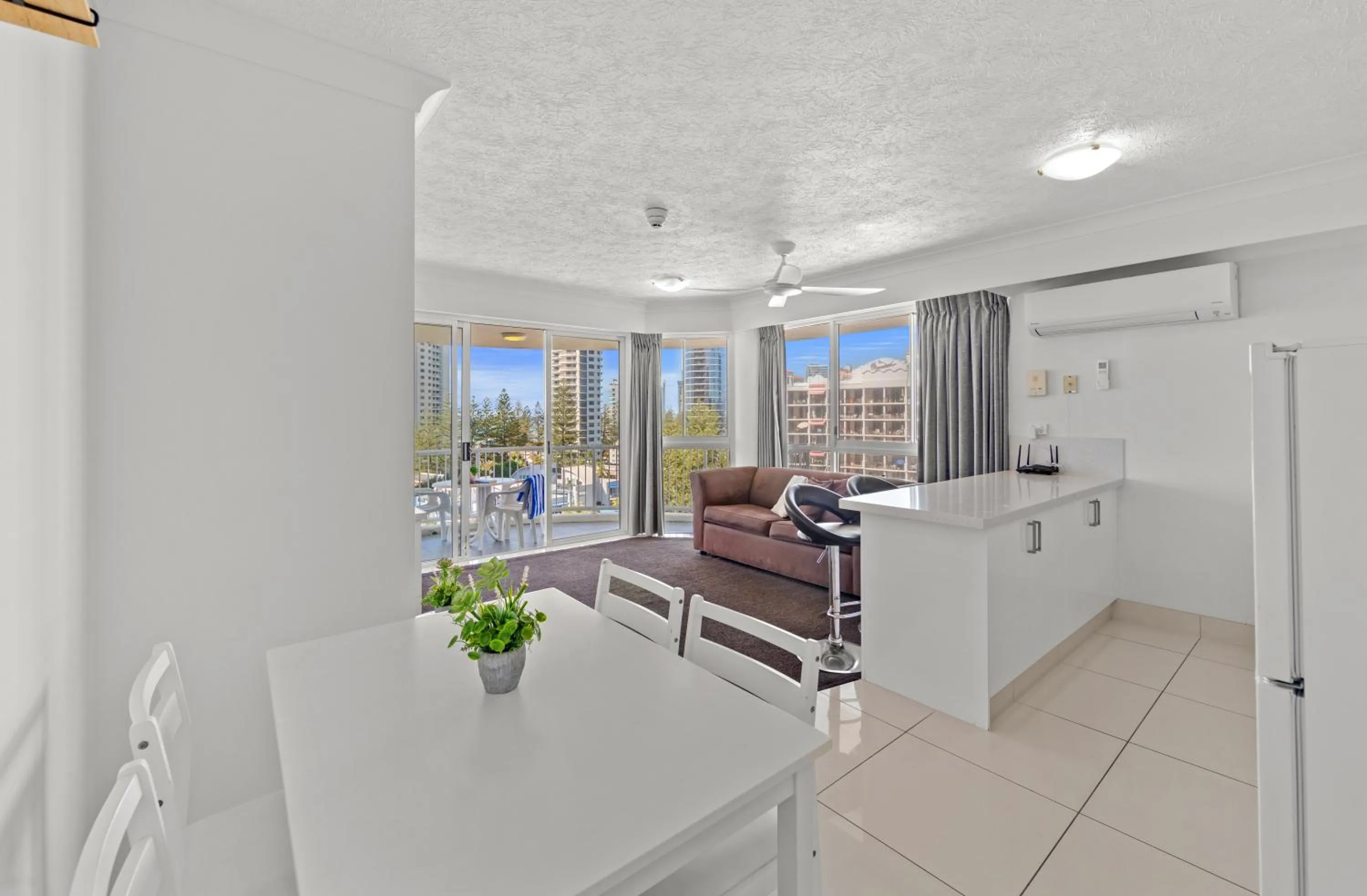 Living room in Surf Parade Resort