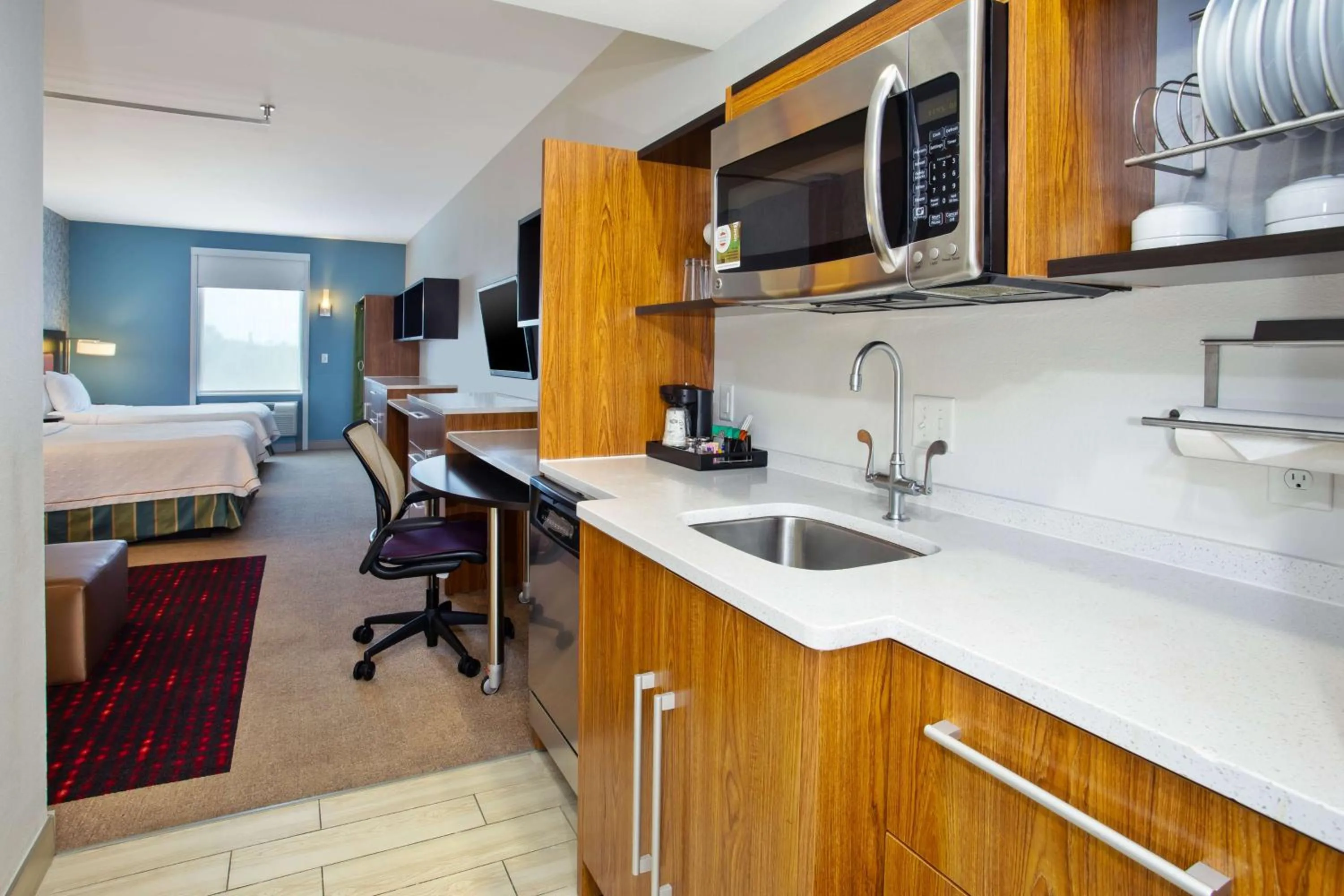 Bed in Home2 Suites by Hilton Austin/Cedar Park