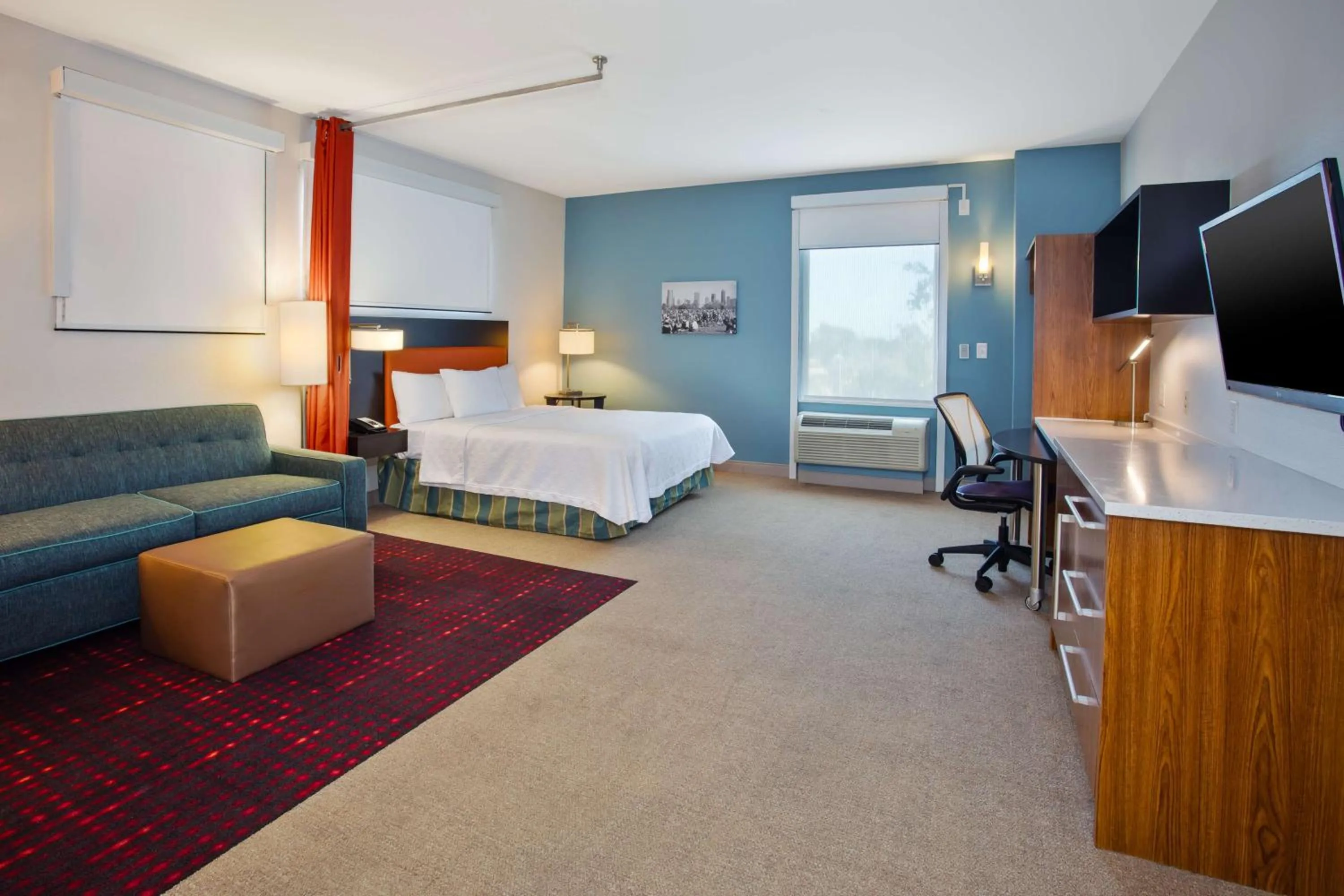 Bedroom, Bed in Home2 Suites by Hilton Austin/Cedar Park