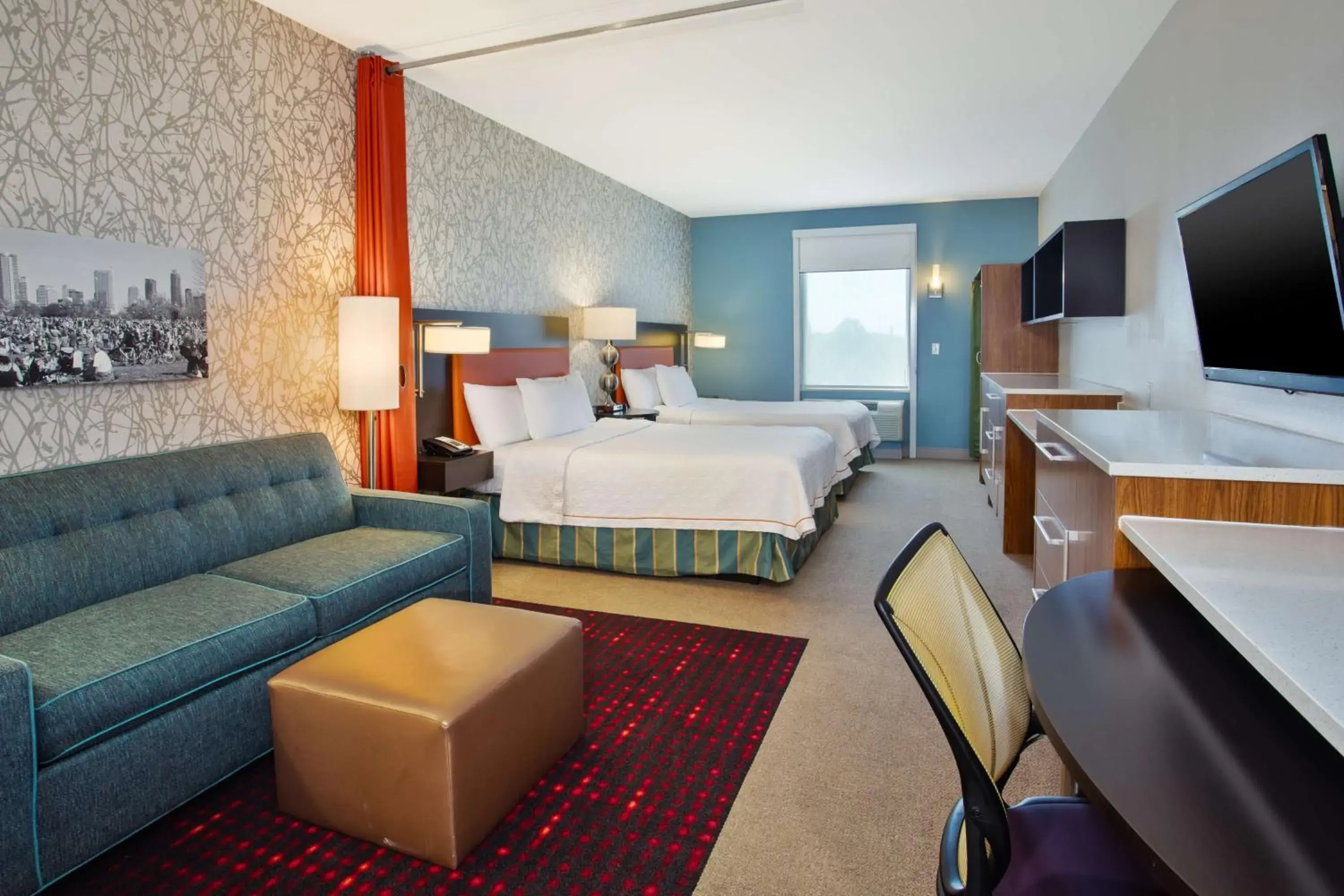 Queen Studio Suite with Two Queen Beds - Non-Smoking in Home2 Suites by Hilton Austin/Cedar Park Queen Studio Suite with Two Queen Beds - Non-Smoking in Home2 Suites by Hilton Austin/Cedar Park