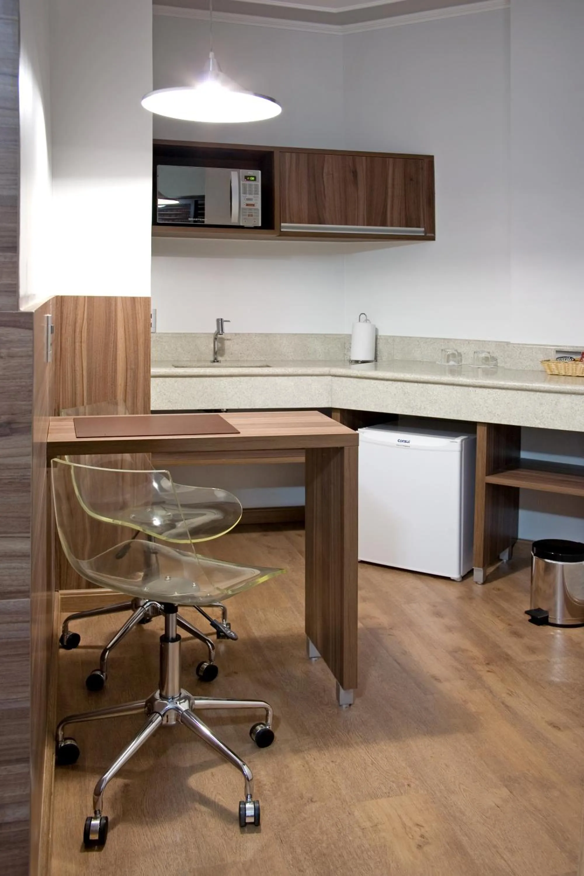 Kitchen or kitchenette in Firenze Hotel Votuporanga