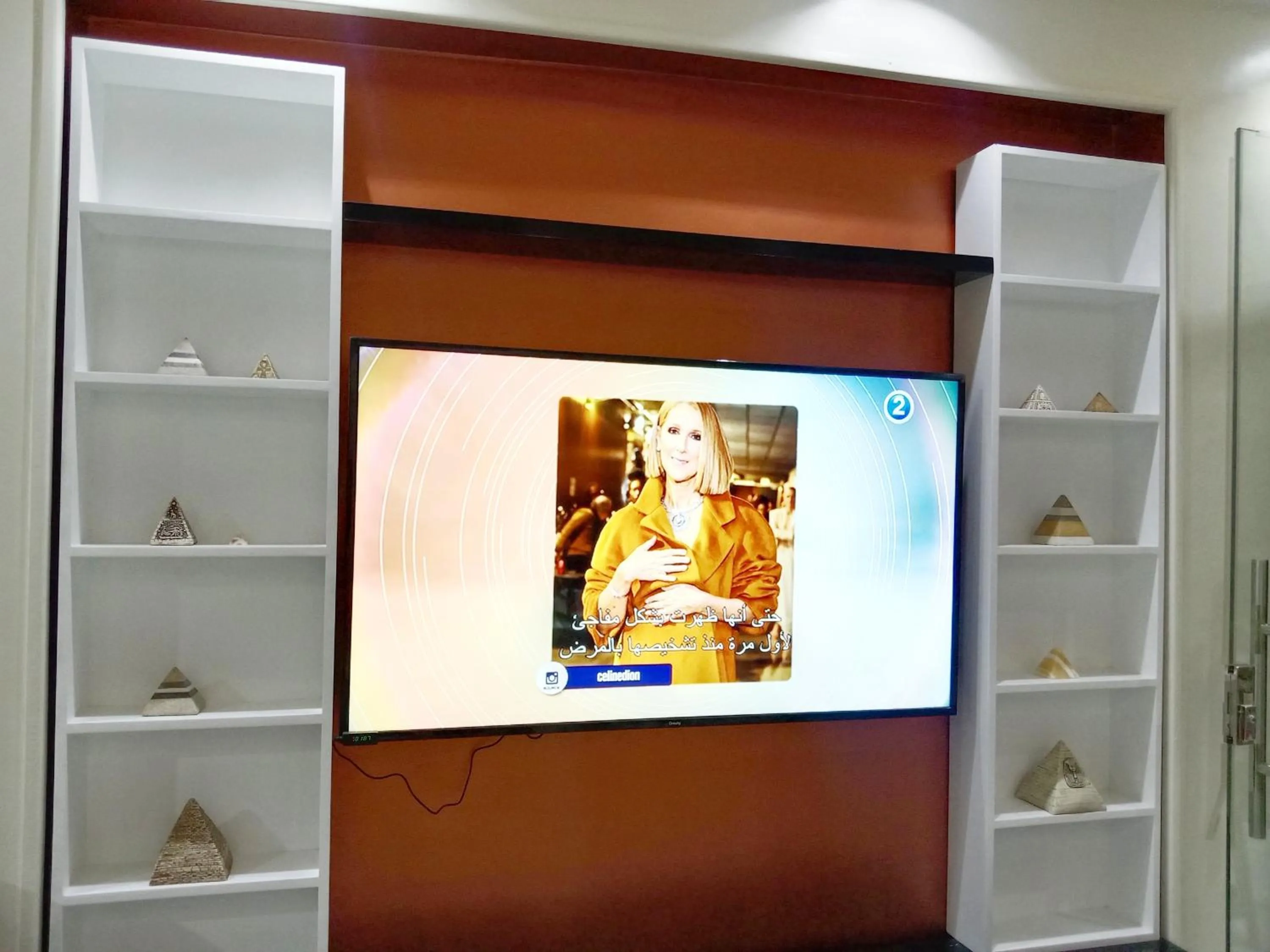 TV and multimedia in Giza Pyramids View Guest House