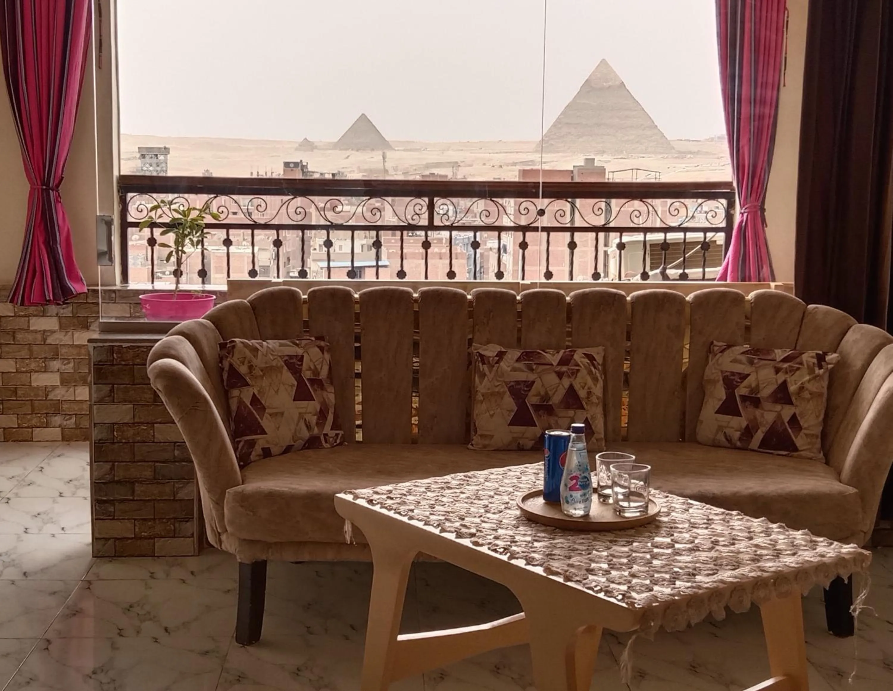 Balcony/Terrace in Giza Pyramids View Guest House