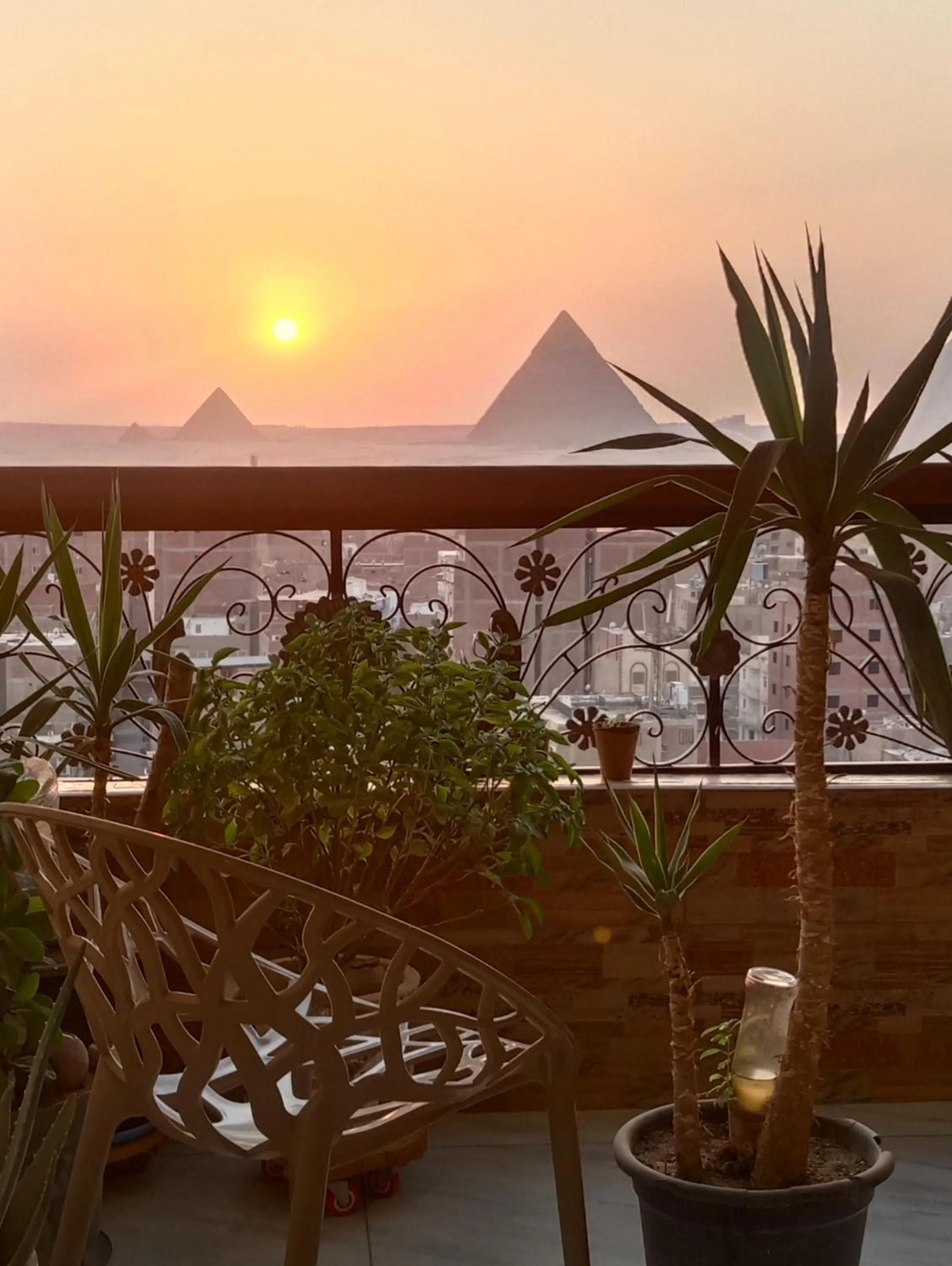 Balcony/Terrace in Giza Pyramids View Guest House
