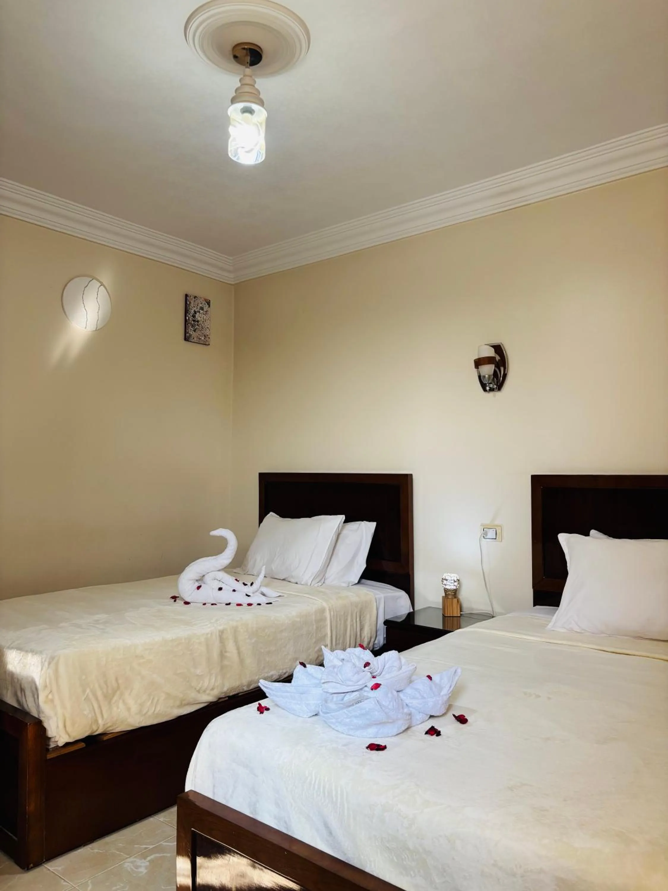 Bed in Giza Pyramids View Guest House