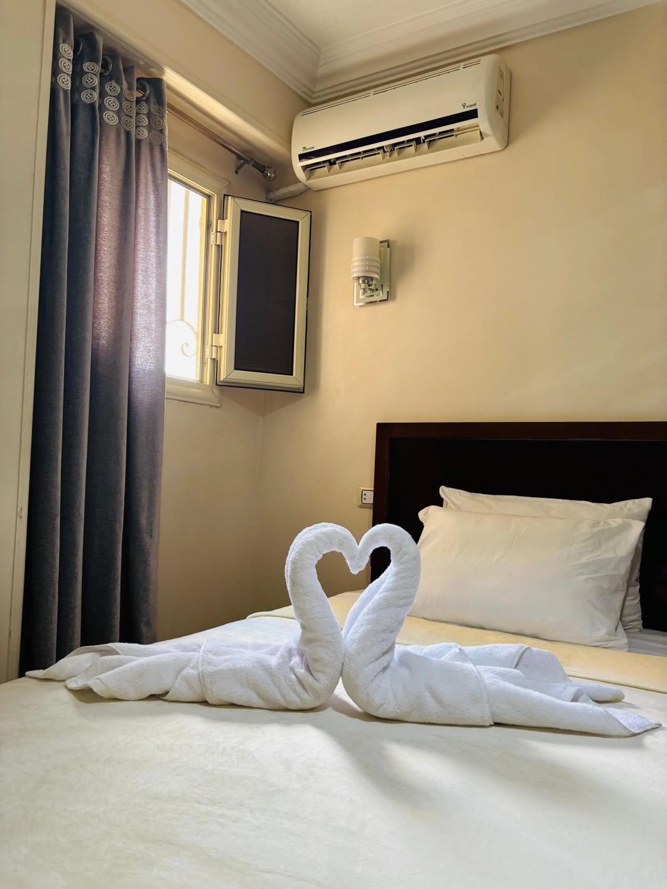 Bed in Giza Pyramids View Guest House