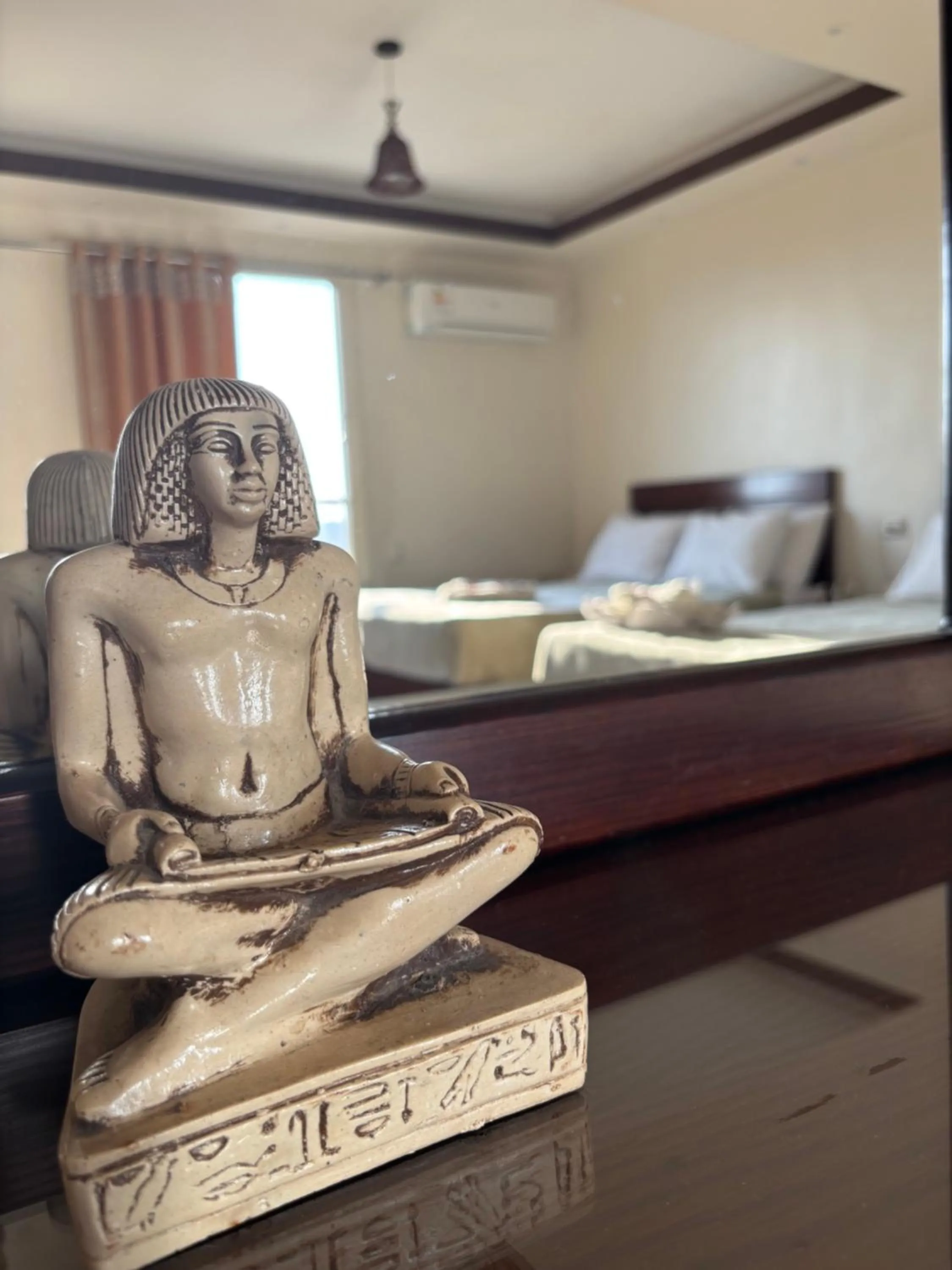 Bed in Giza Pyramids View Guest House