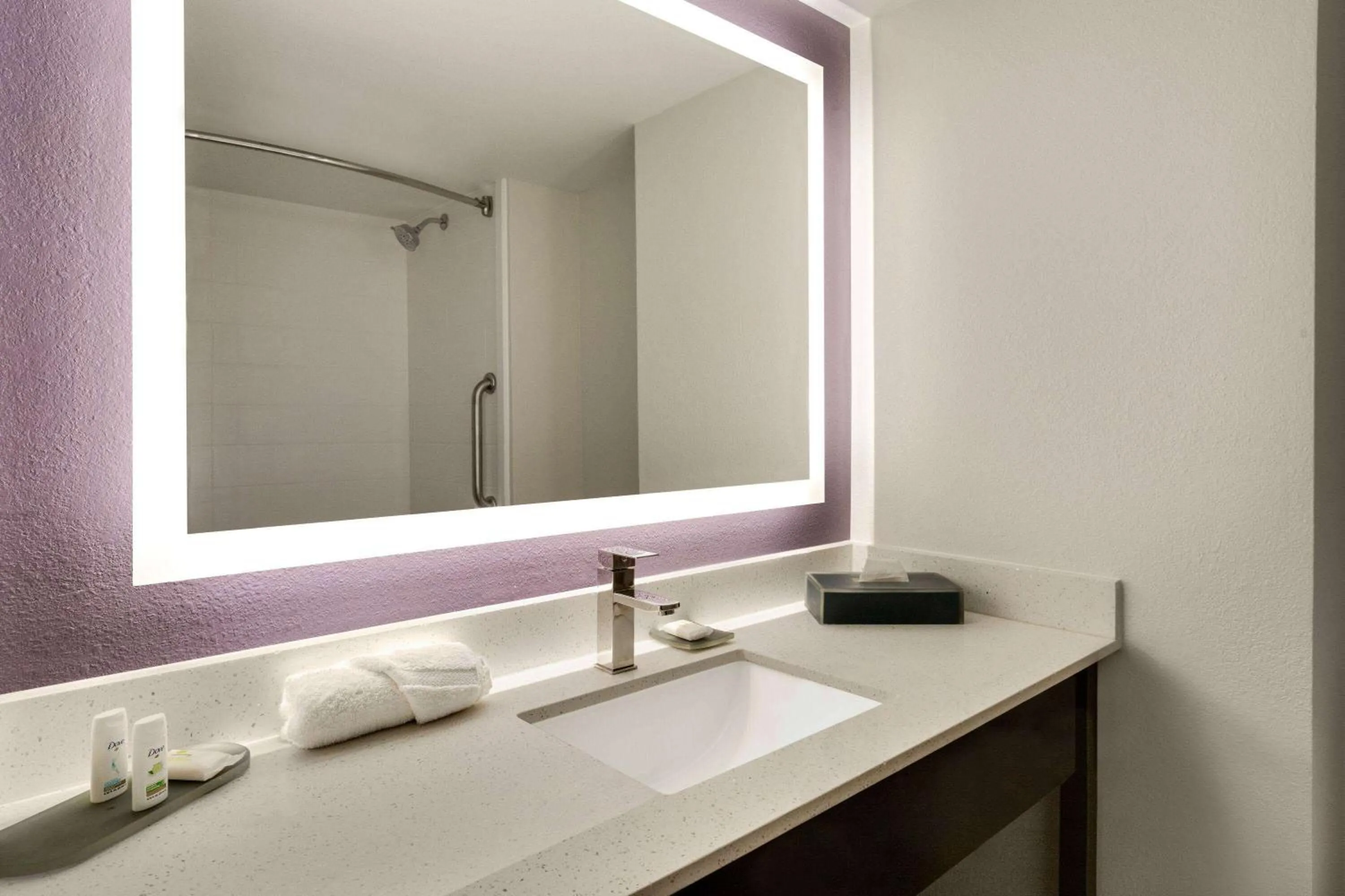 TV and multimedia in La Quinta Inn by Wyndham Waldorf