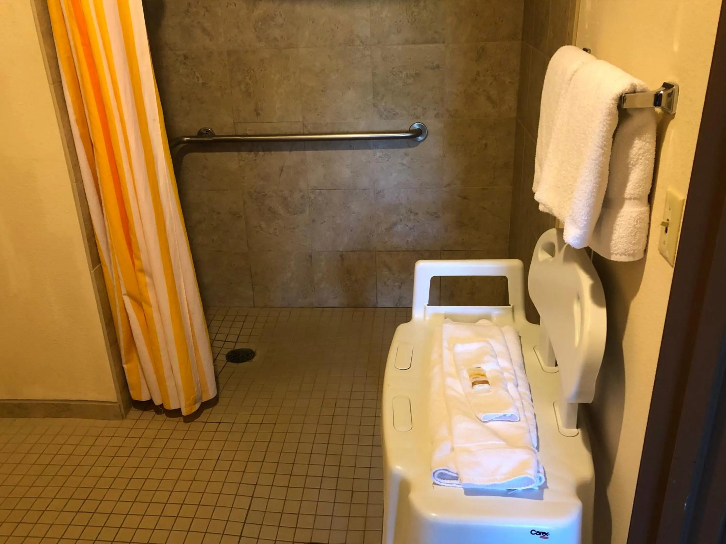 Shower in La Quinta by Wyndham Plattsburgh