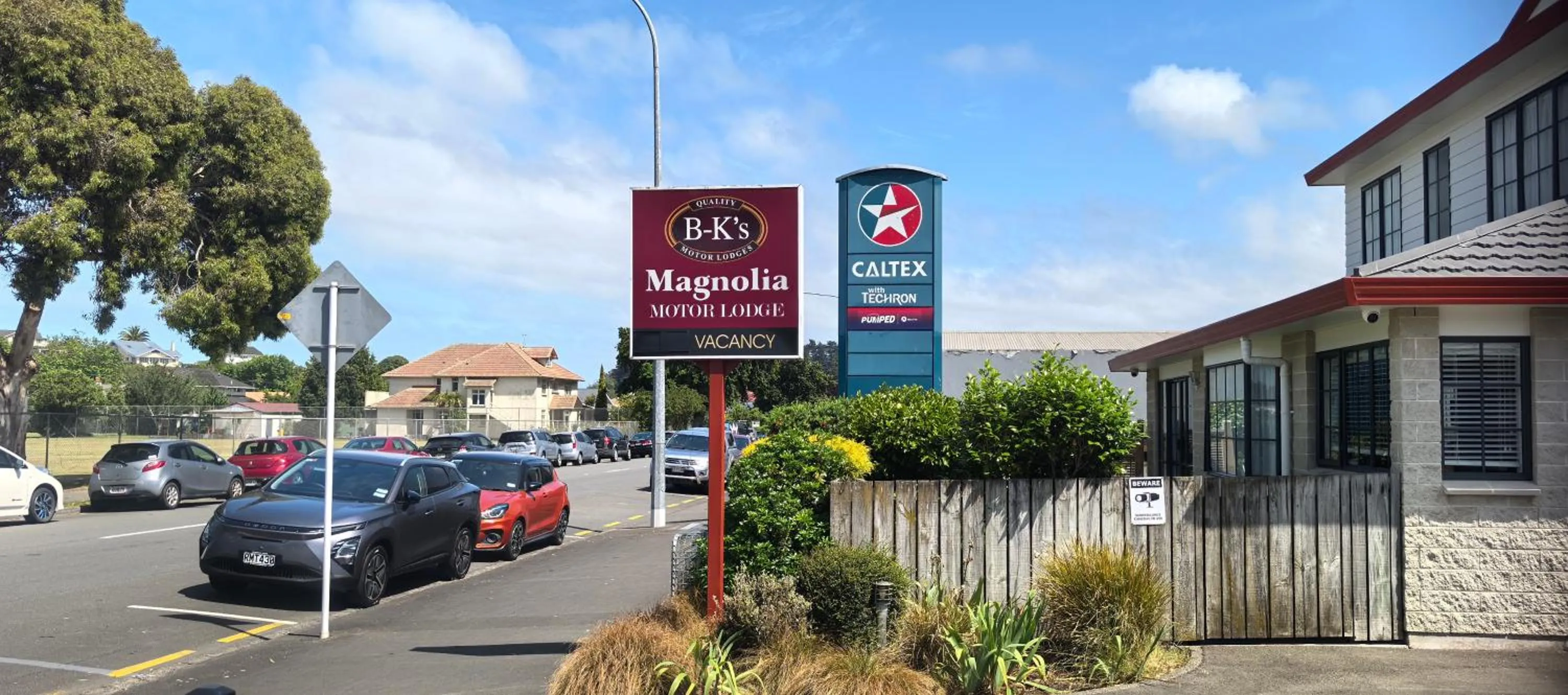 Property building in BK's Magnolia Motor Lodge