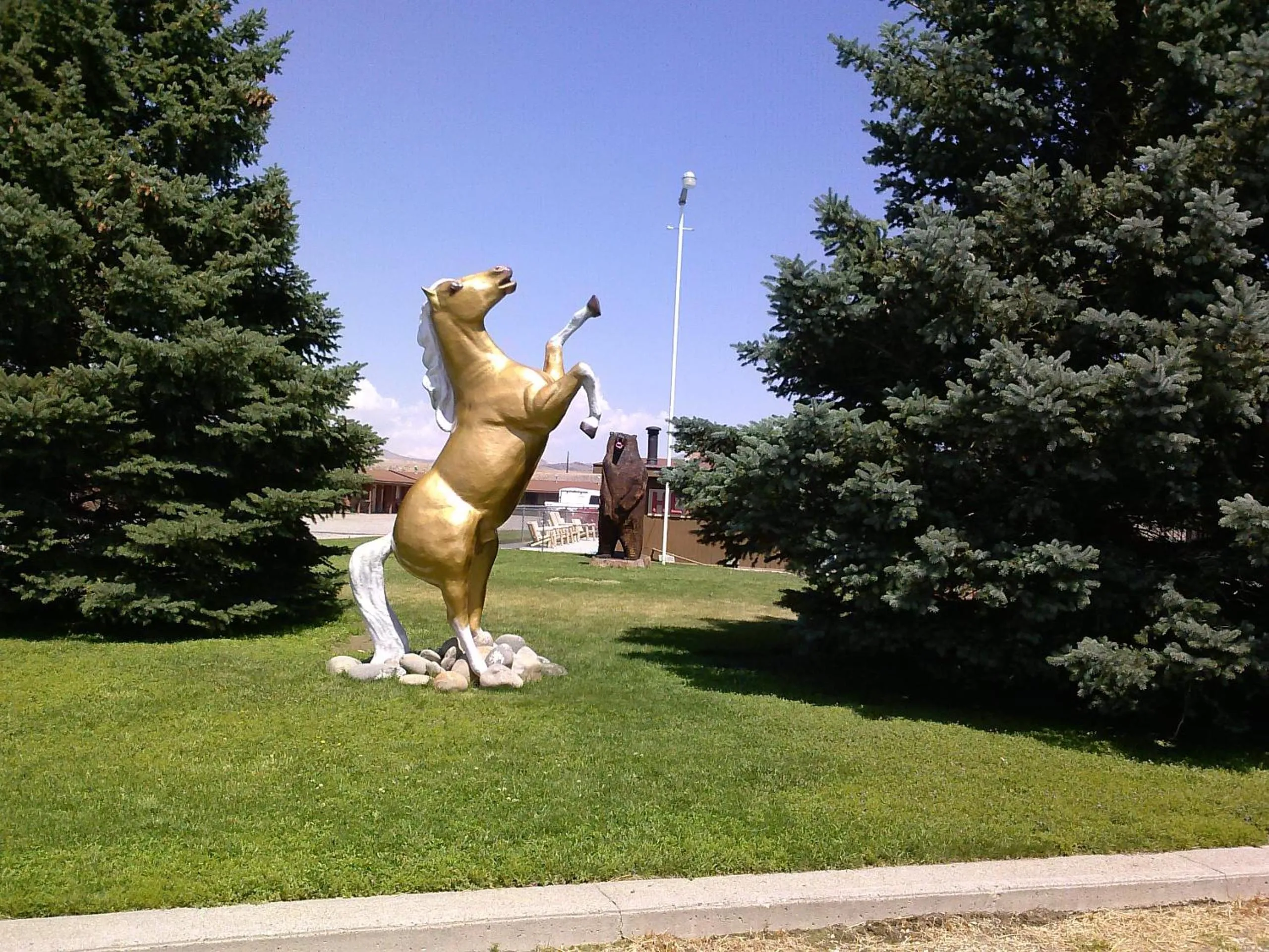 Decorative detail in Big Bear Motel