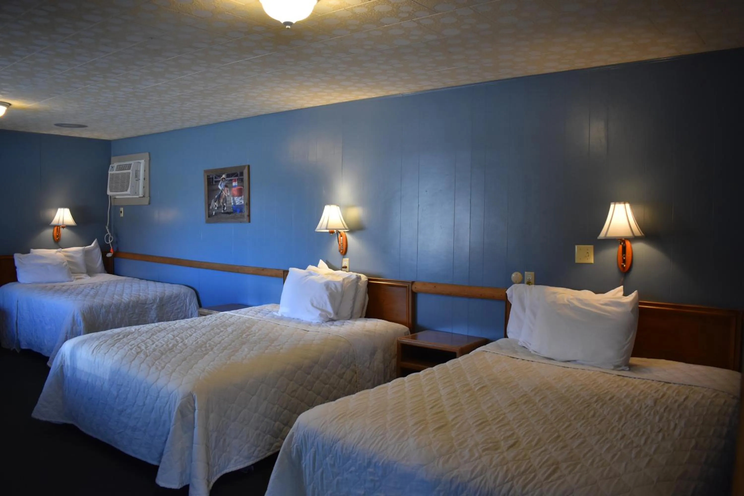 Bedroom, Bed in Big Bear Motel