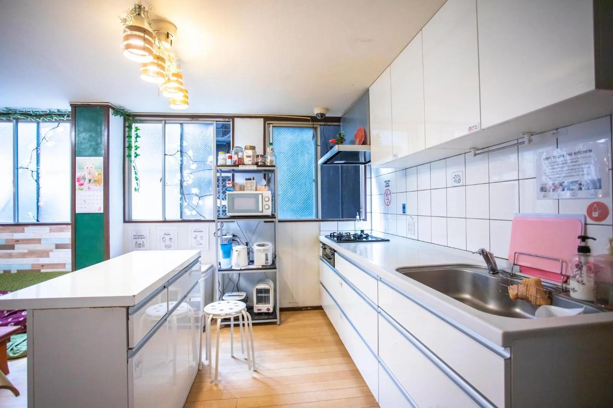 Kitchen or kitchenette in Peace House Sachi