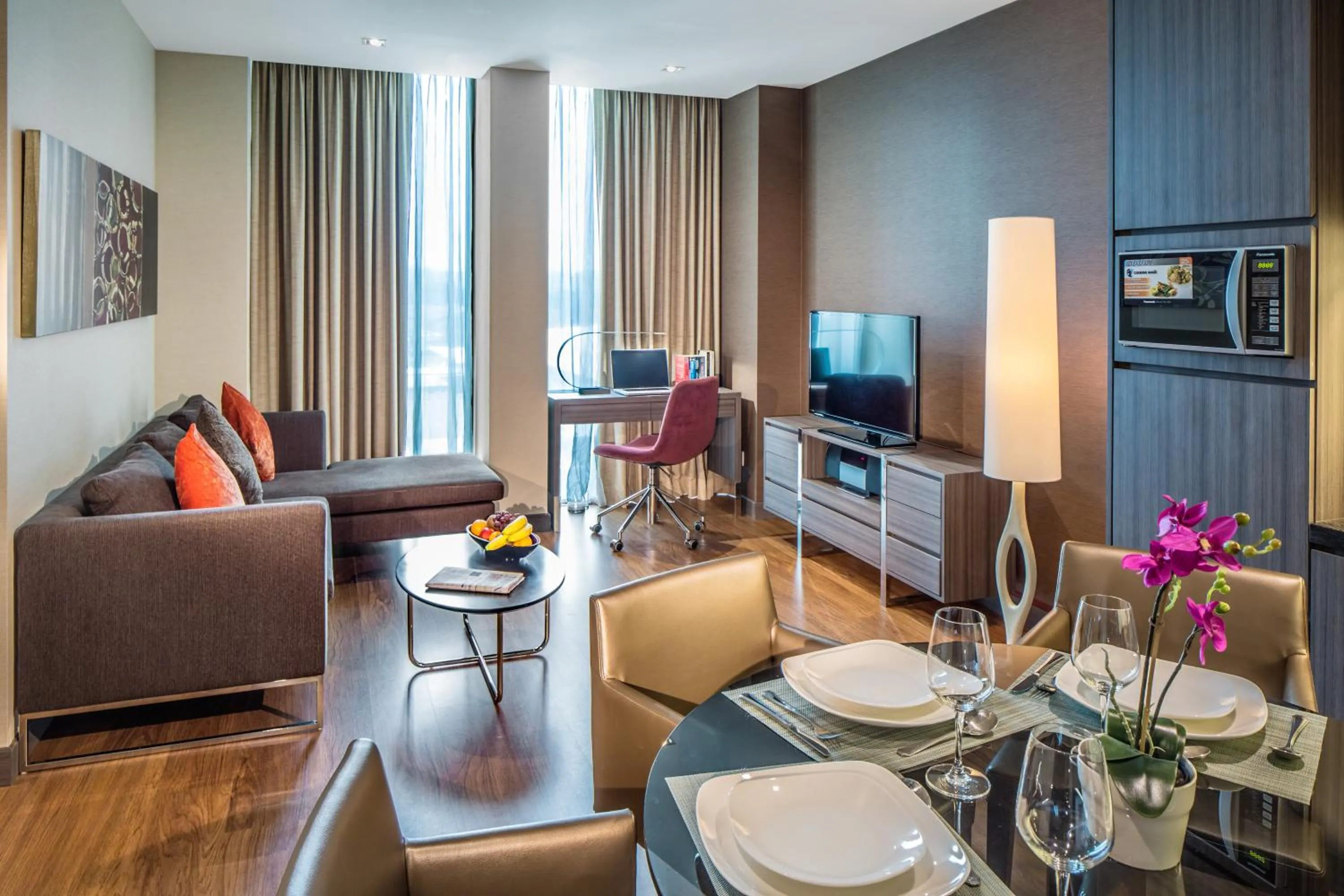 Living room in Park Avenue Changi