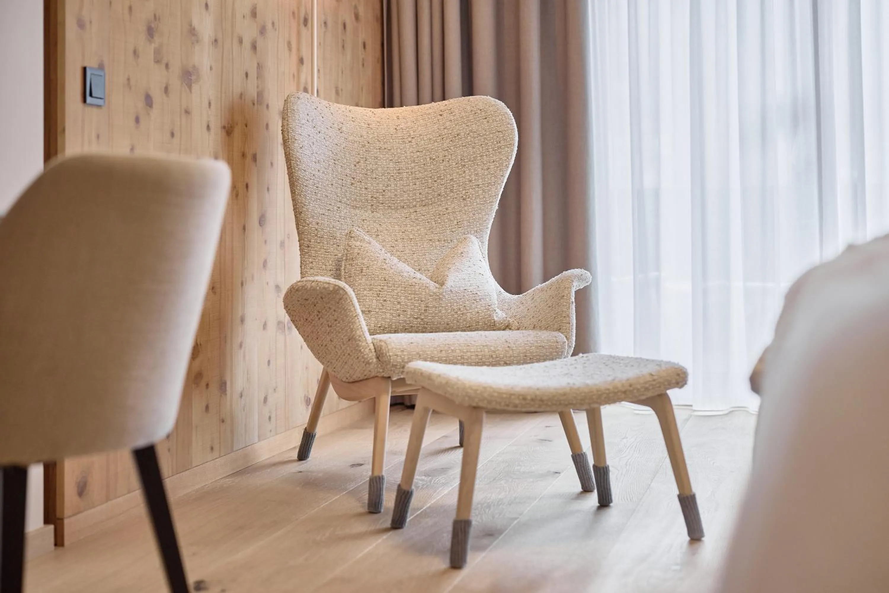 Seating area in Forster's Naturresort