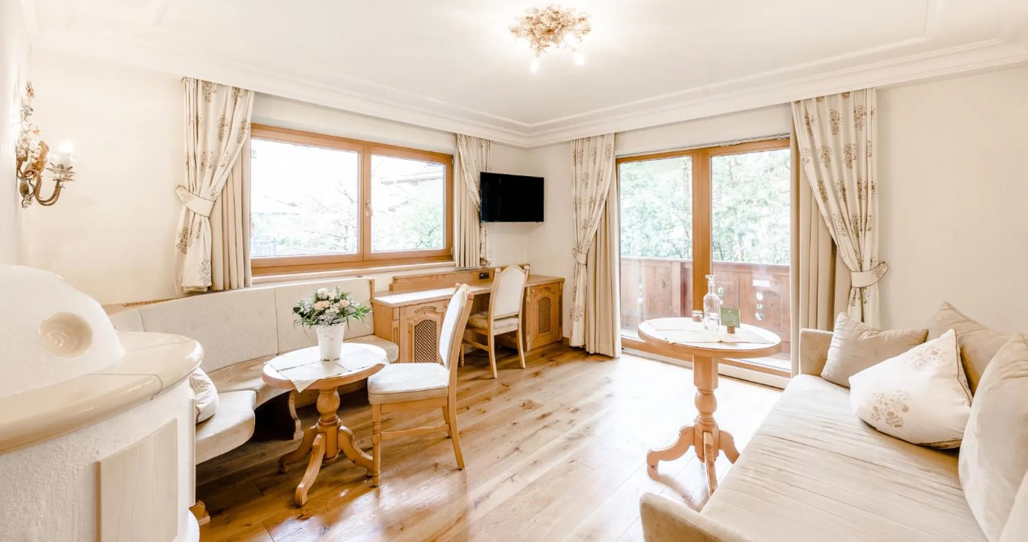 Living room in Forster's Naturresort