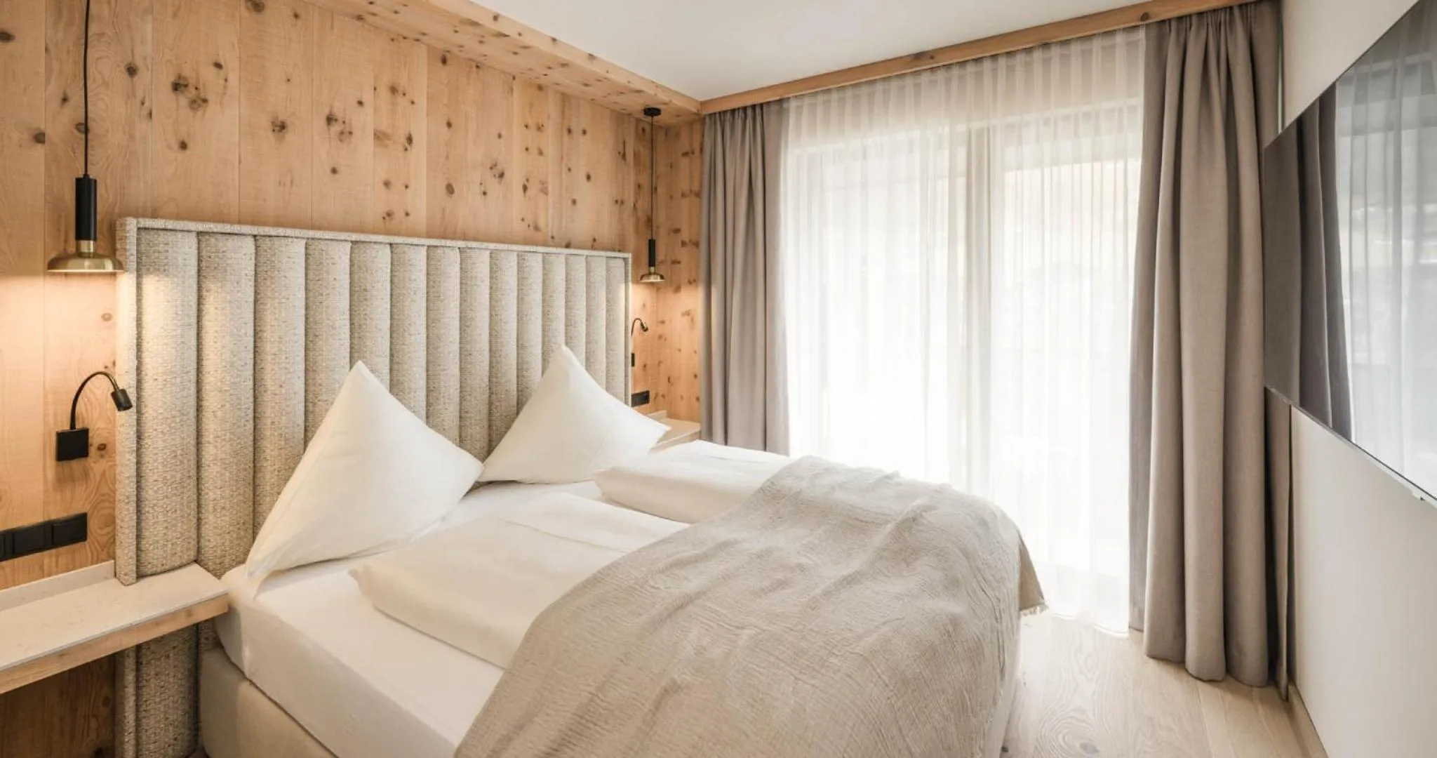 Bedroom, Bed in Forster's Naturresort