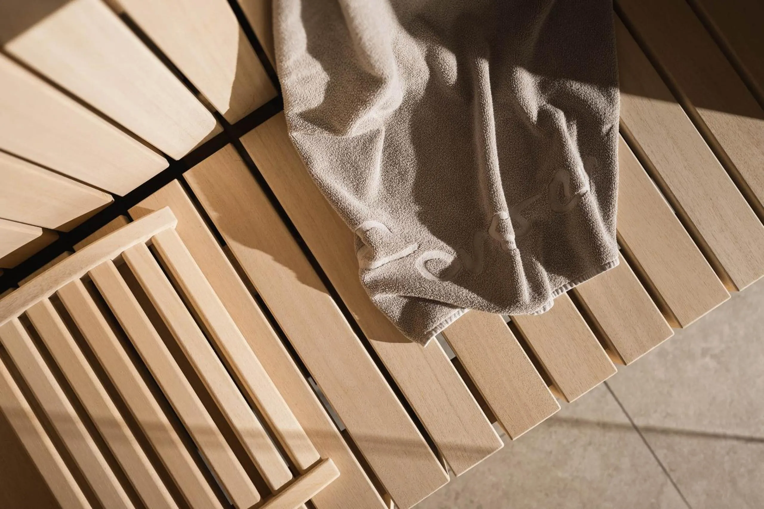 Sauna in Forster's Naturresort