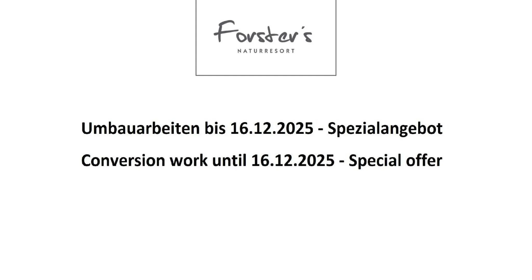 Forster's Naturresort