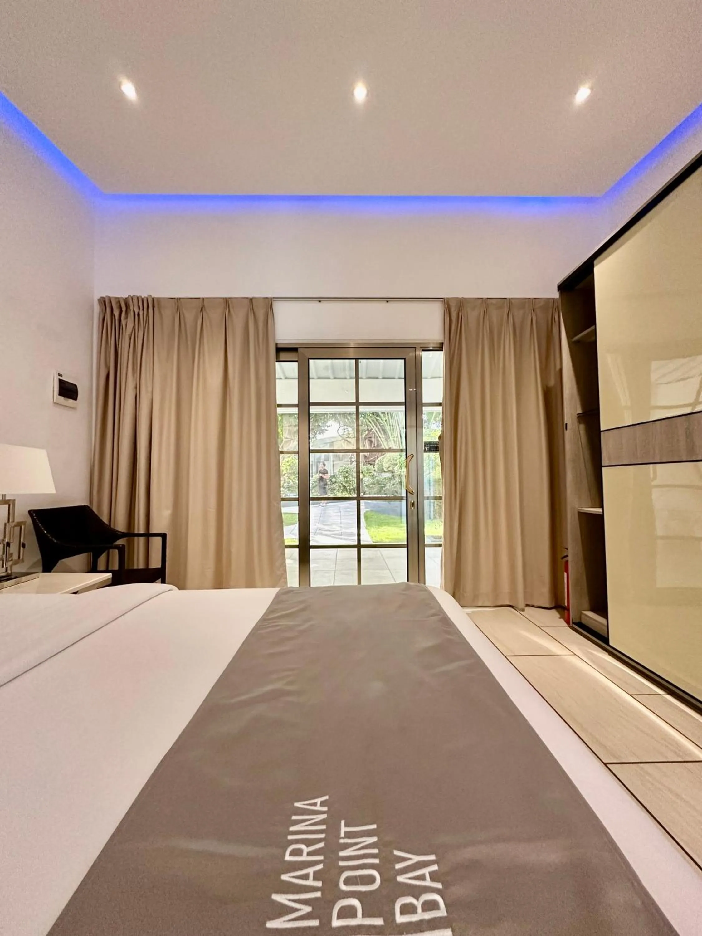 Bed in Marina Point Bay Resort