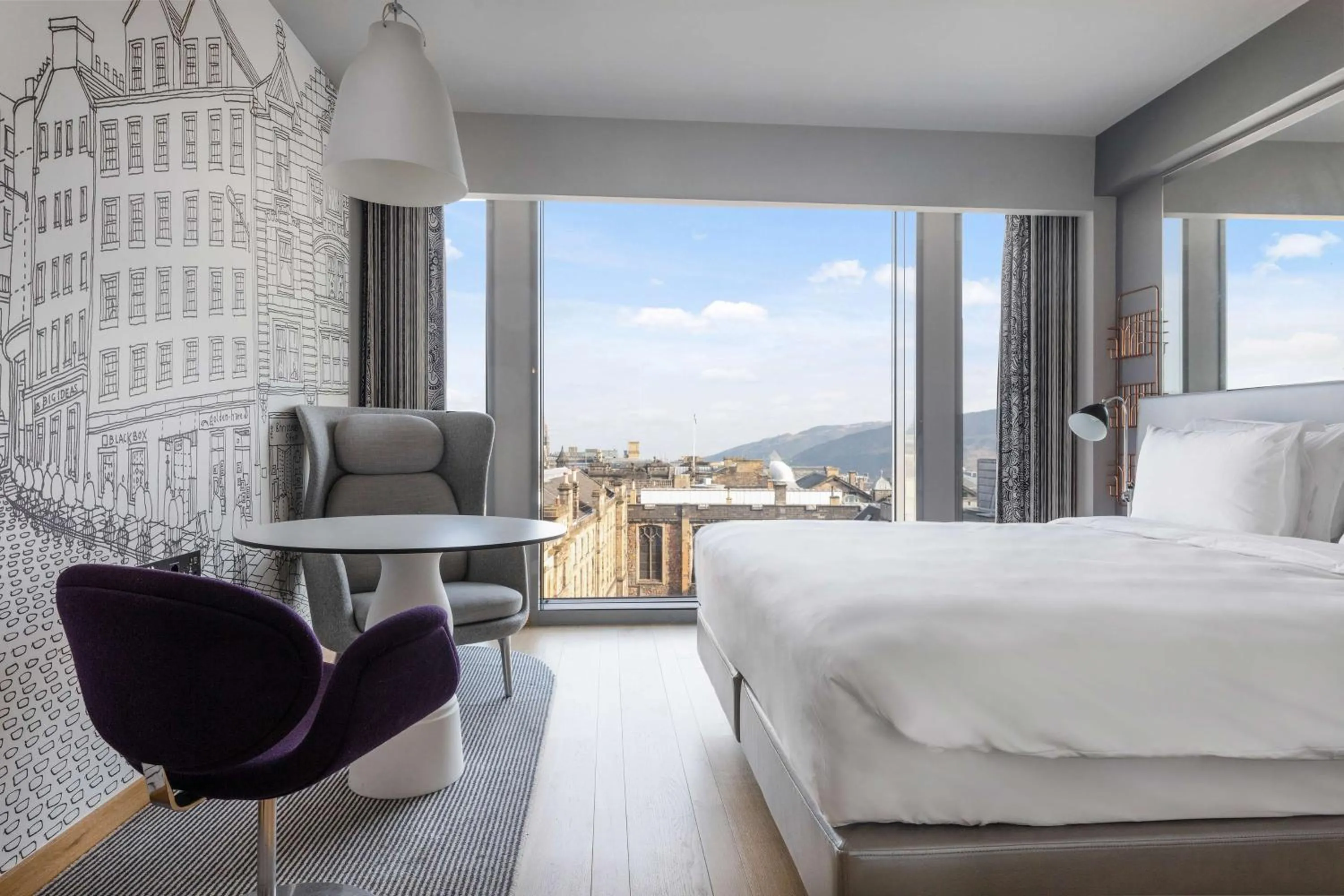 Bed in Radisson Collection Hotel, Royal Mile Edinburgh