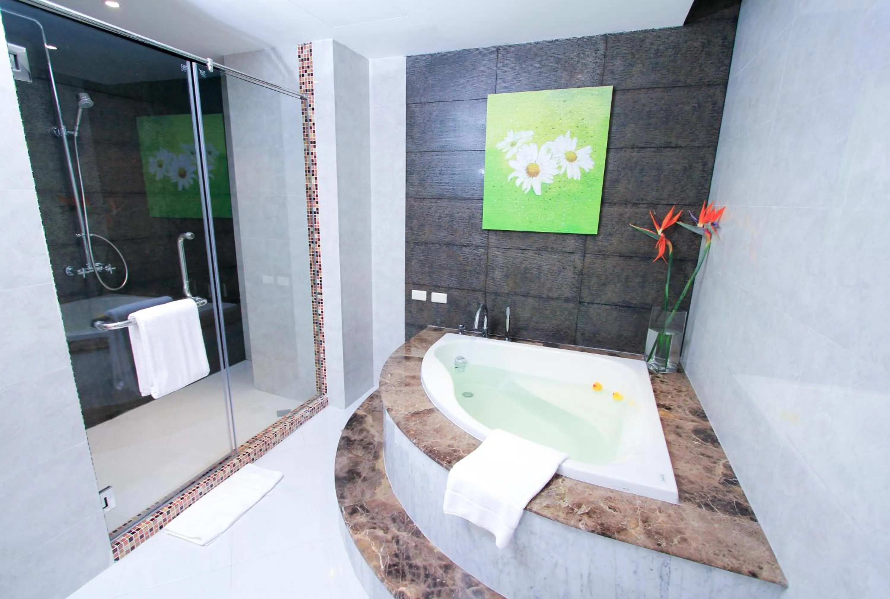 Bathroom in Petals Inn