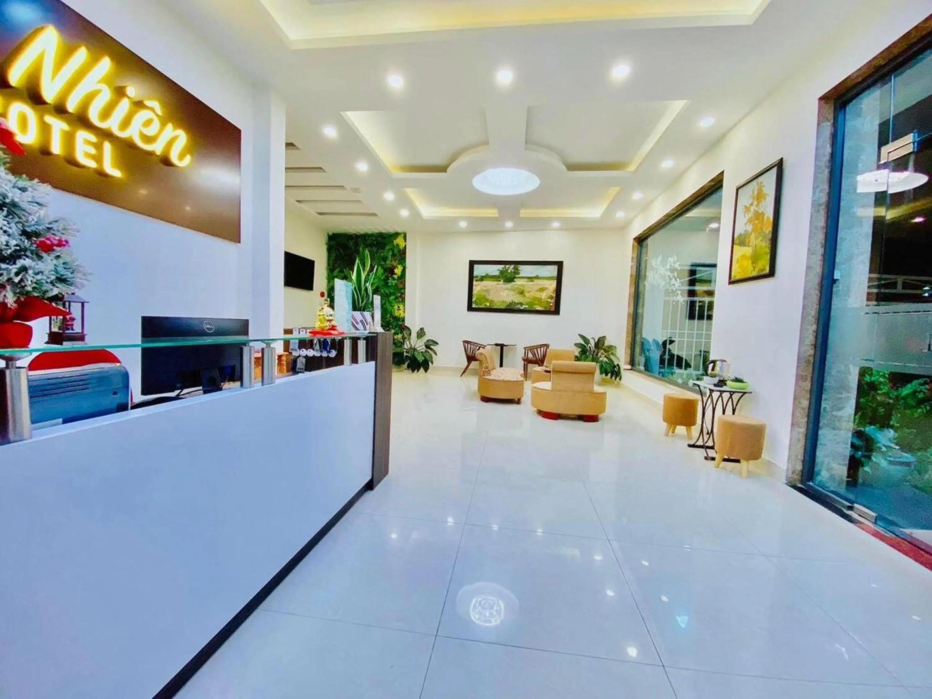 Lobby or reception in An Nhien Hotel