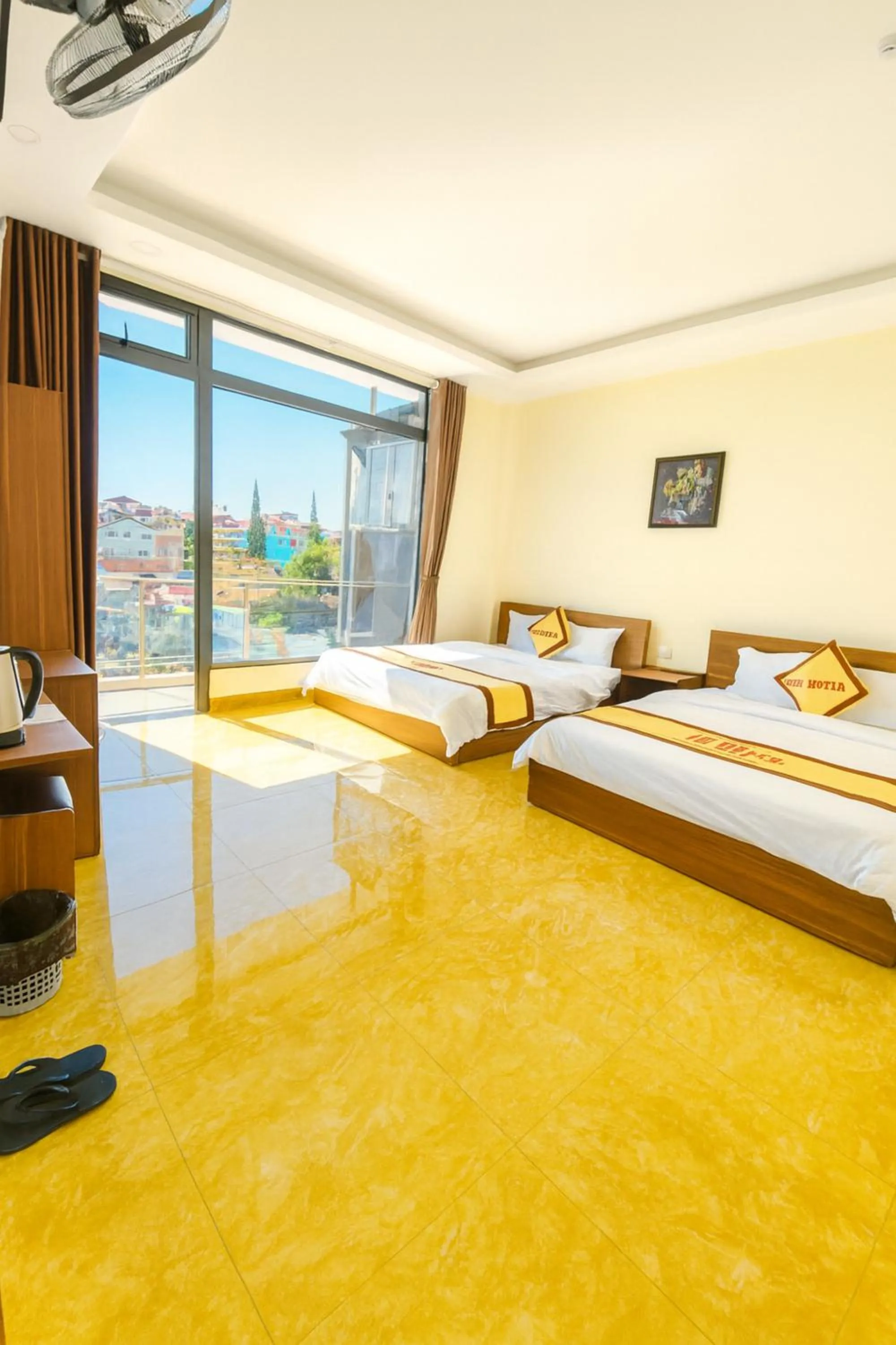 Photo of the whole room, Bed in An Nhien Hotel