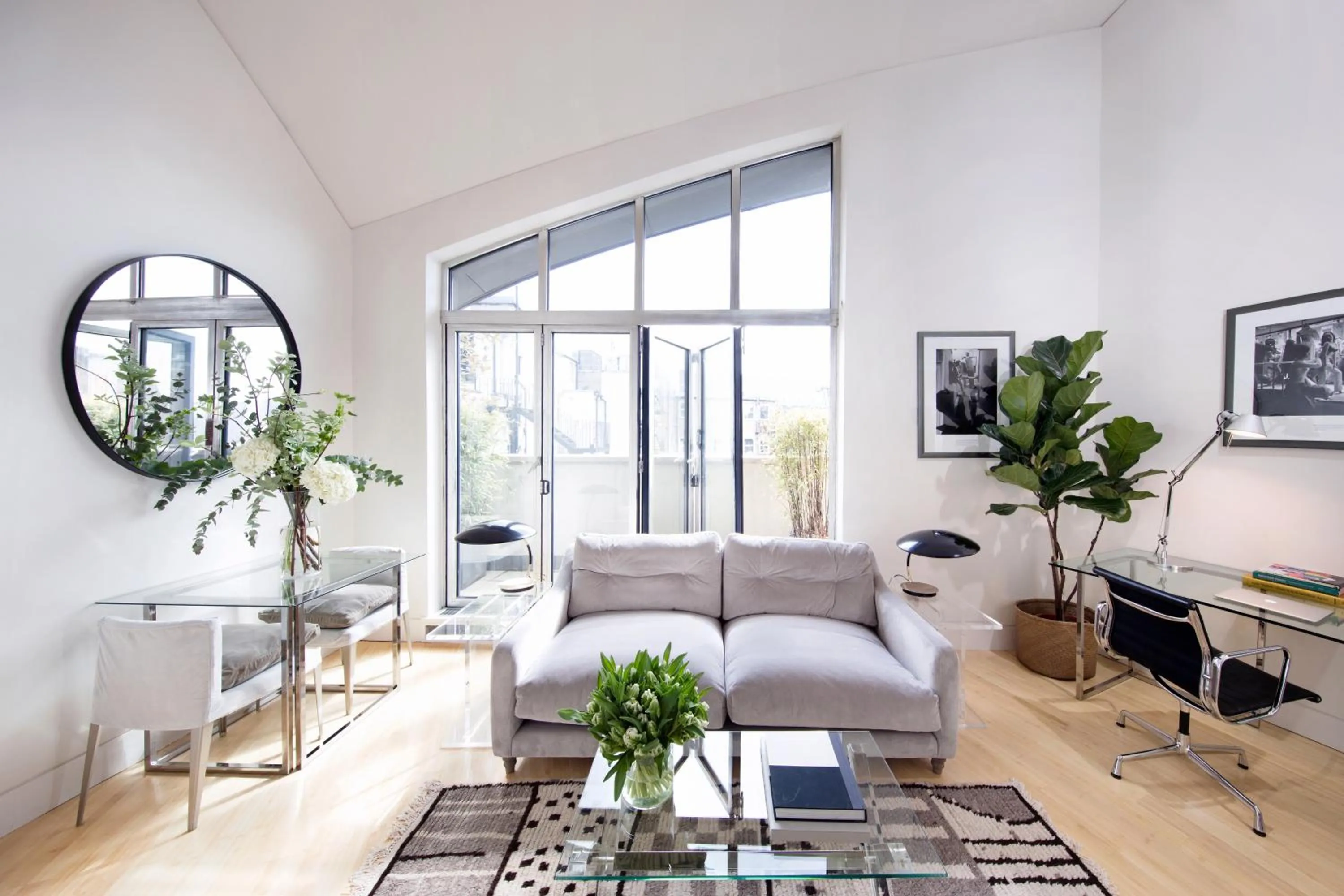 Living room in No.5 Maddox Street