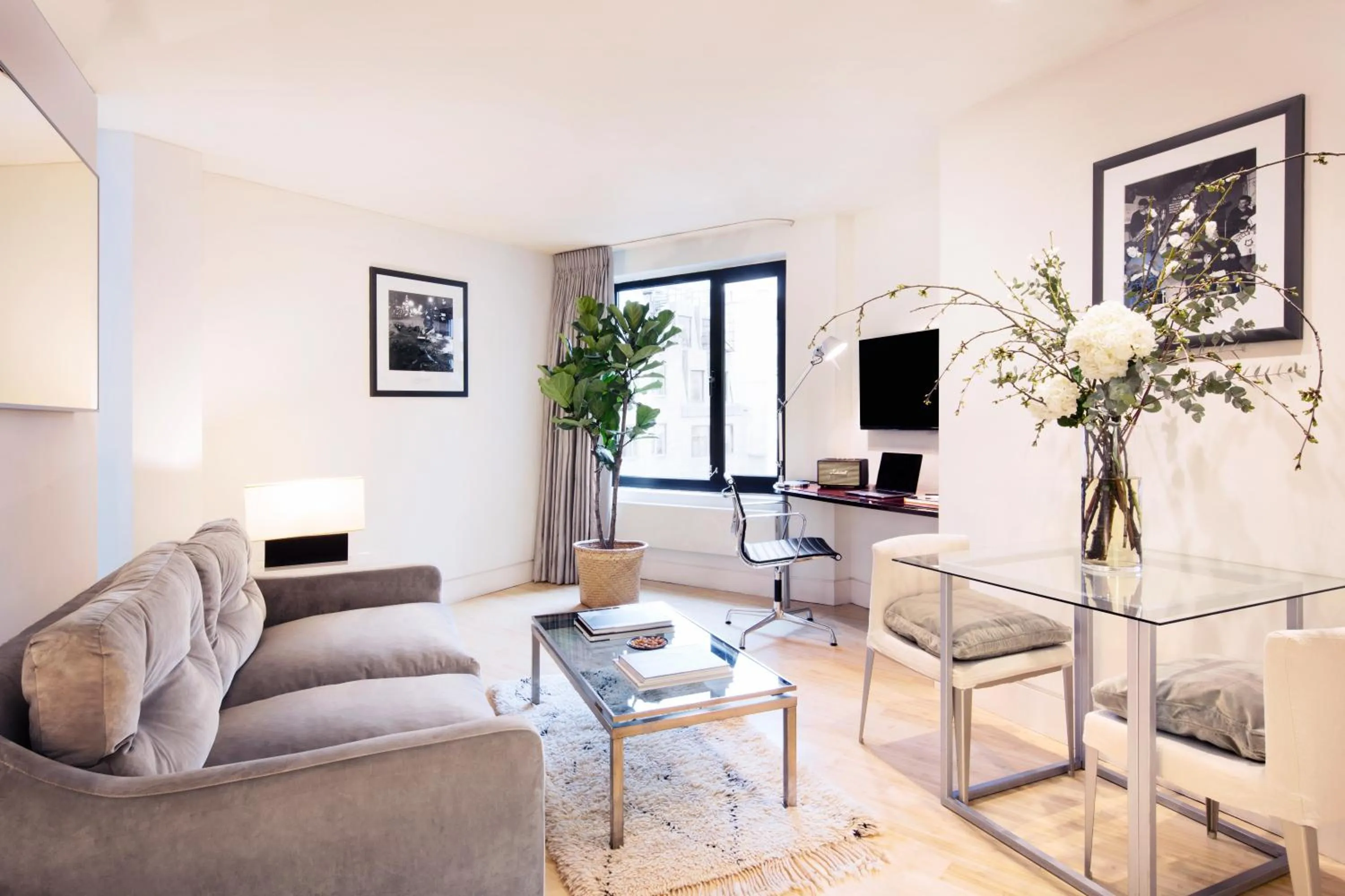 Living room in No.5 Maddox Street