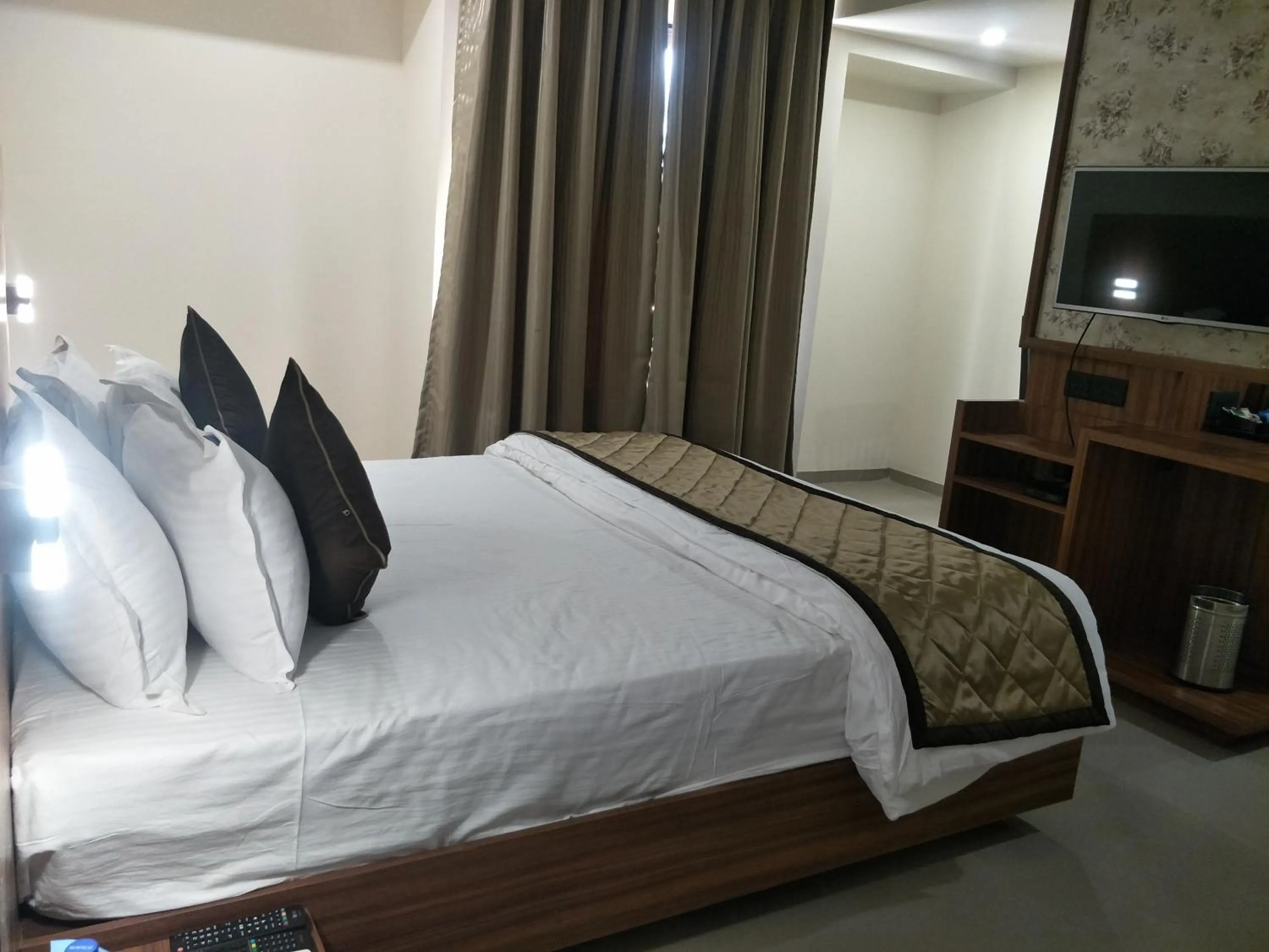 Bed in Kyriad Hotel Solapur by OTHPL