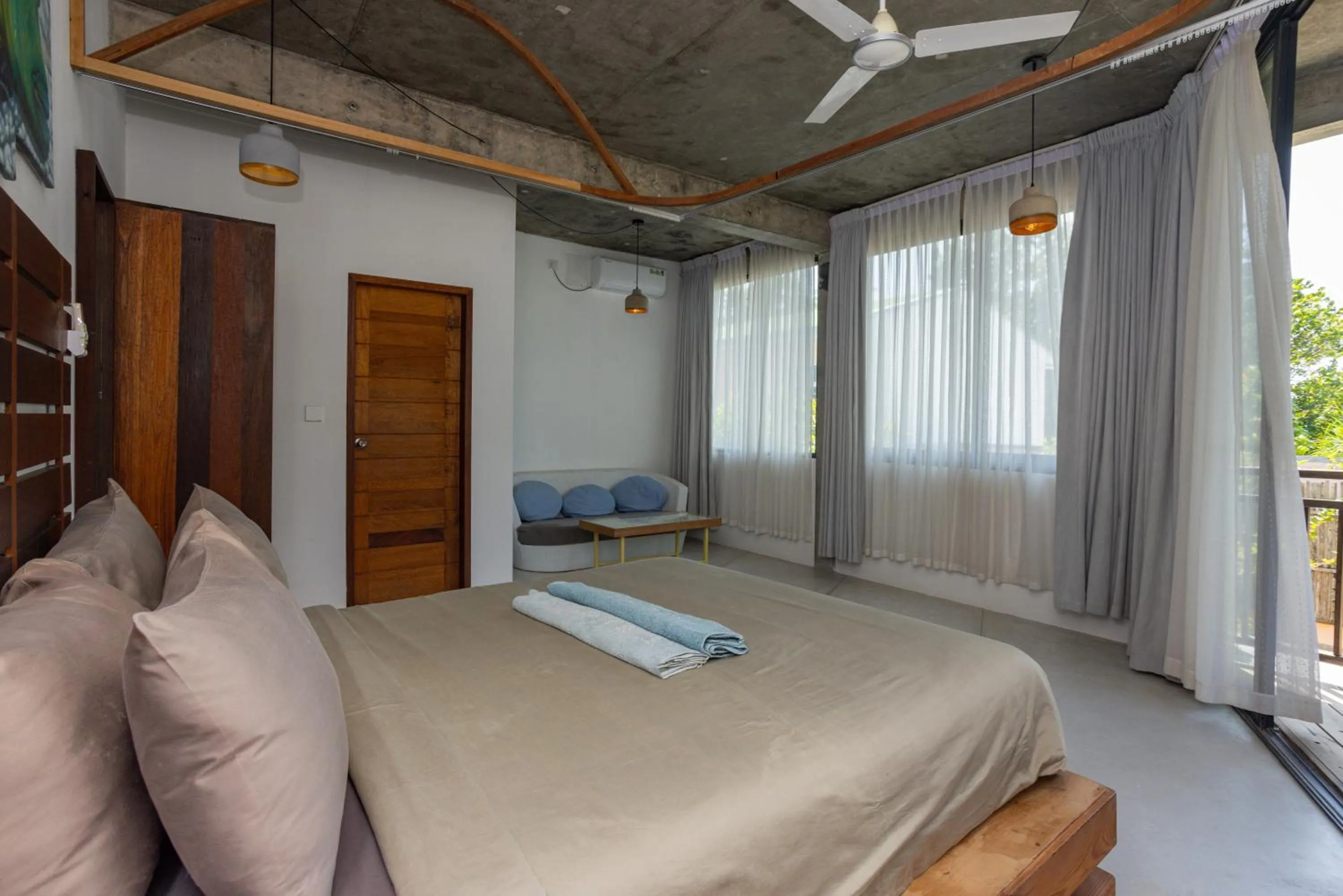 Balcony/Terrace, Bed in Club Gabbiano