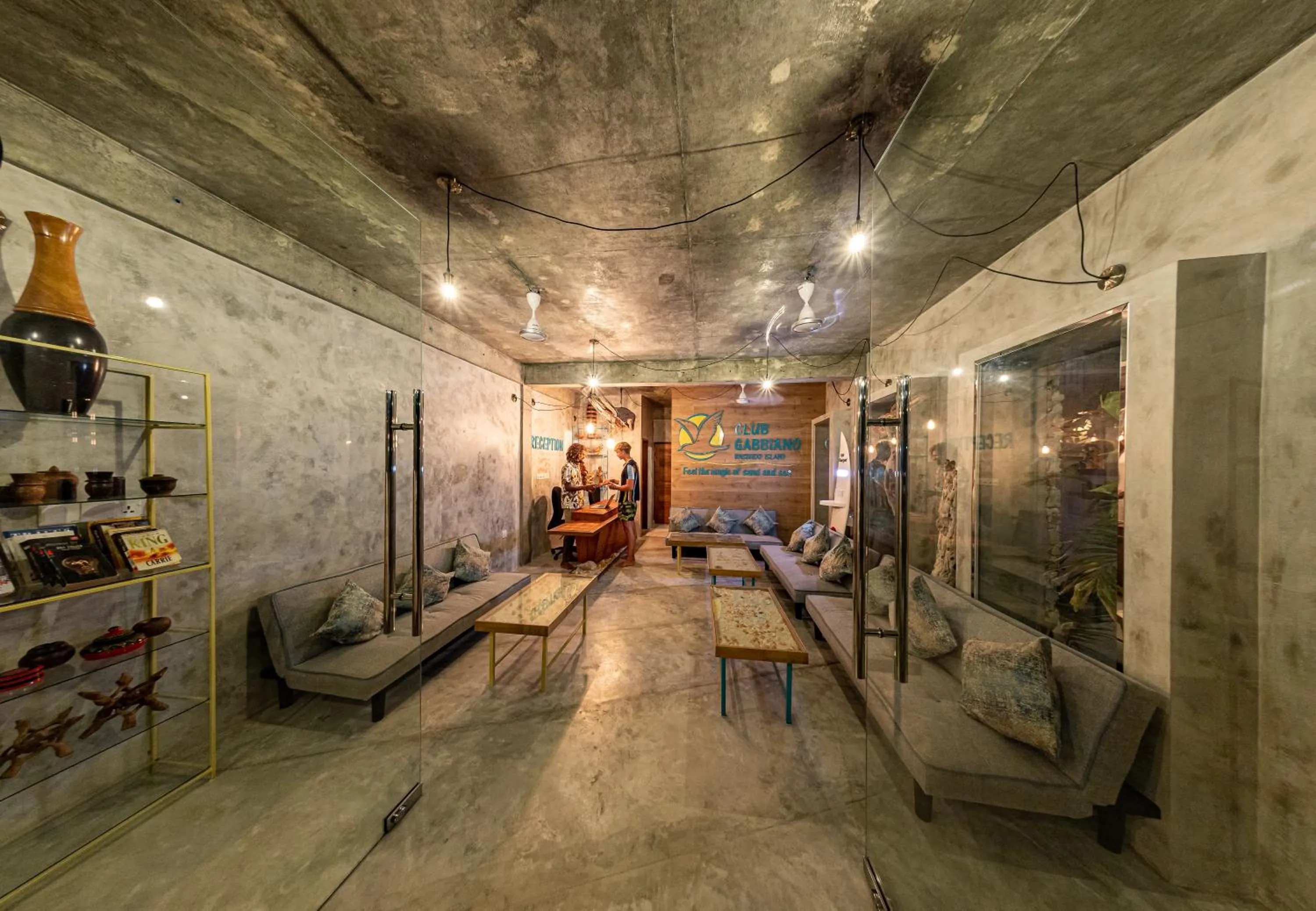 Lobby or reception in Club Gabbiano