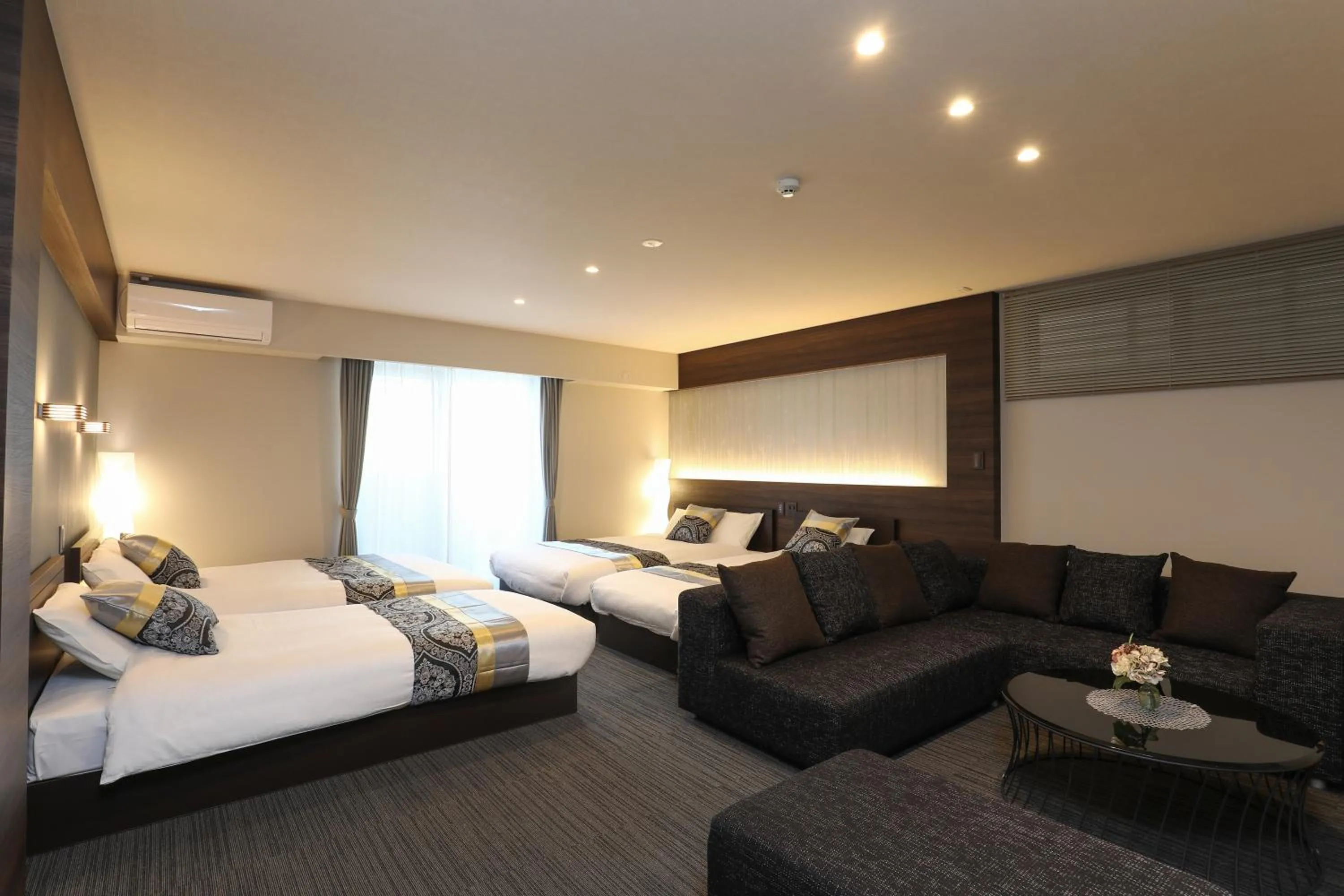 Photo of the whole room, Bed in GRAND BASE Hakata
