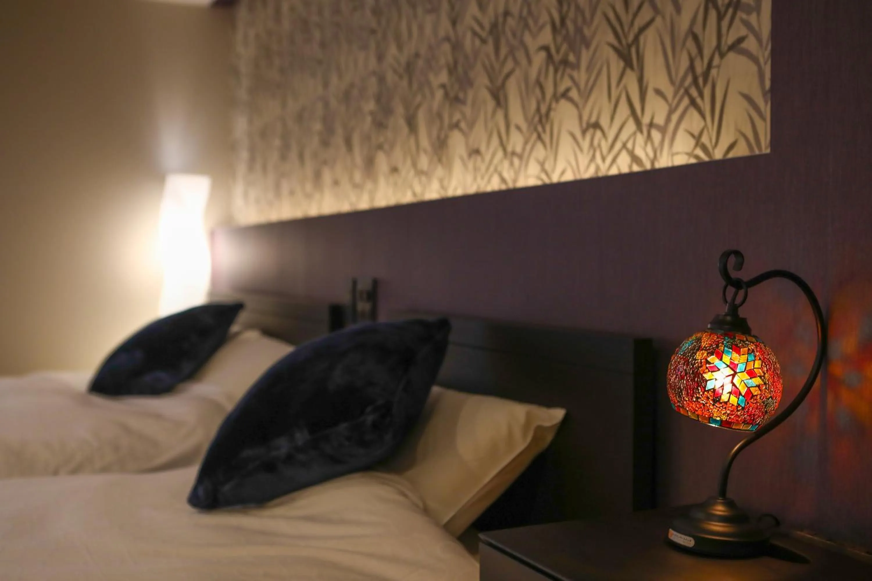 Decorative detail, Bed in GRAND BASE Hakata