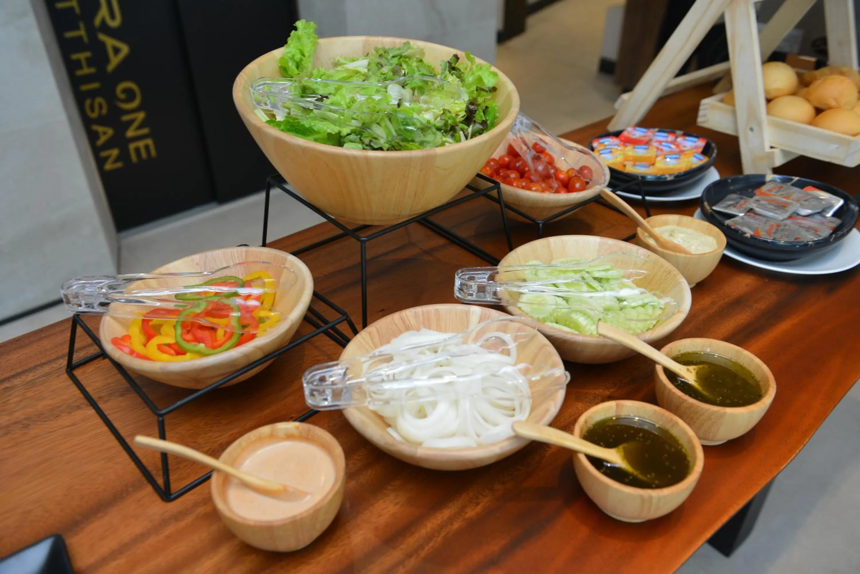 Buffet breakfast in Aspira One Sutthisan